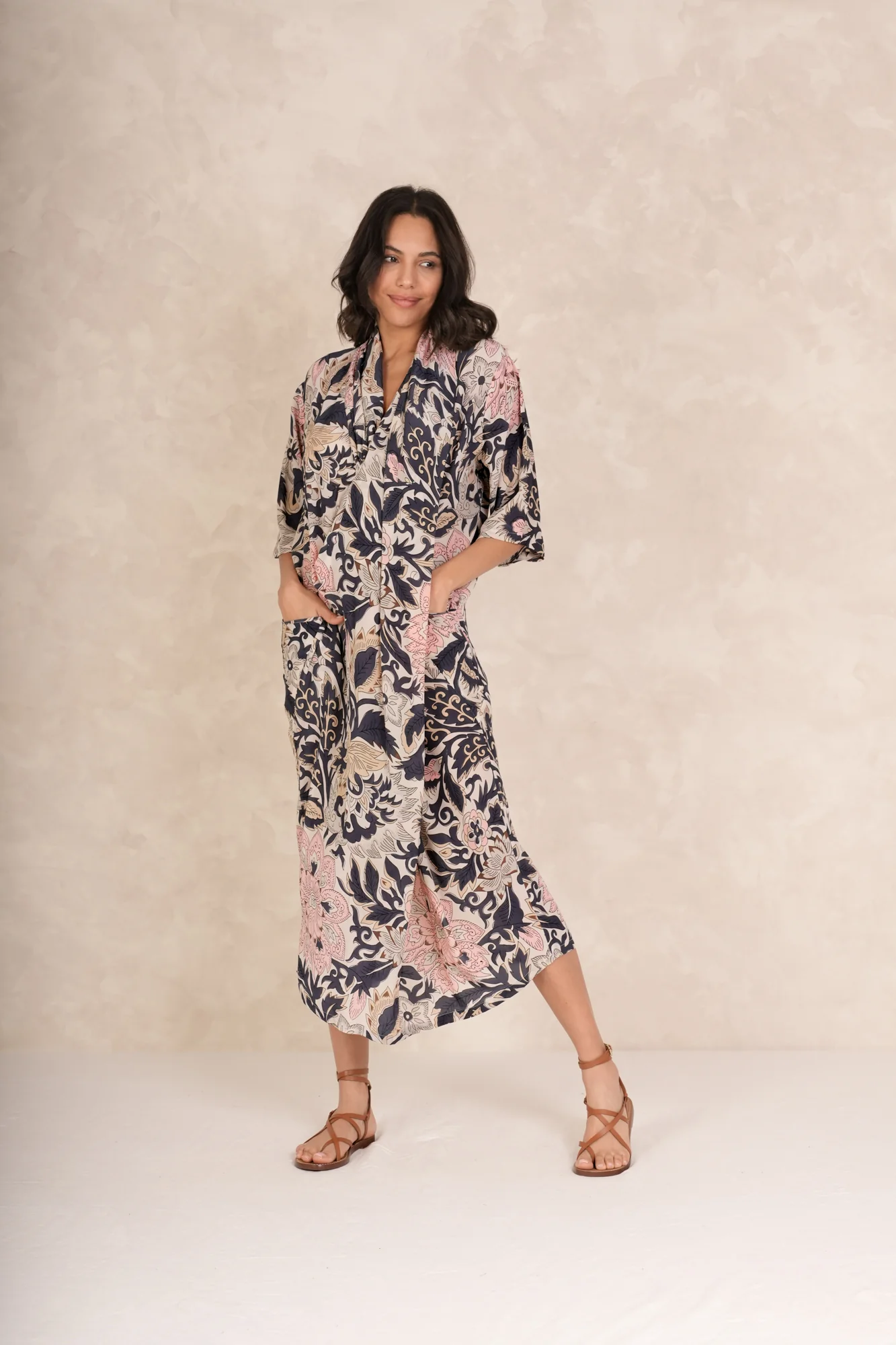 Block Taupe Rachel Dress - Image 2
