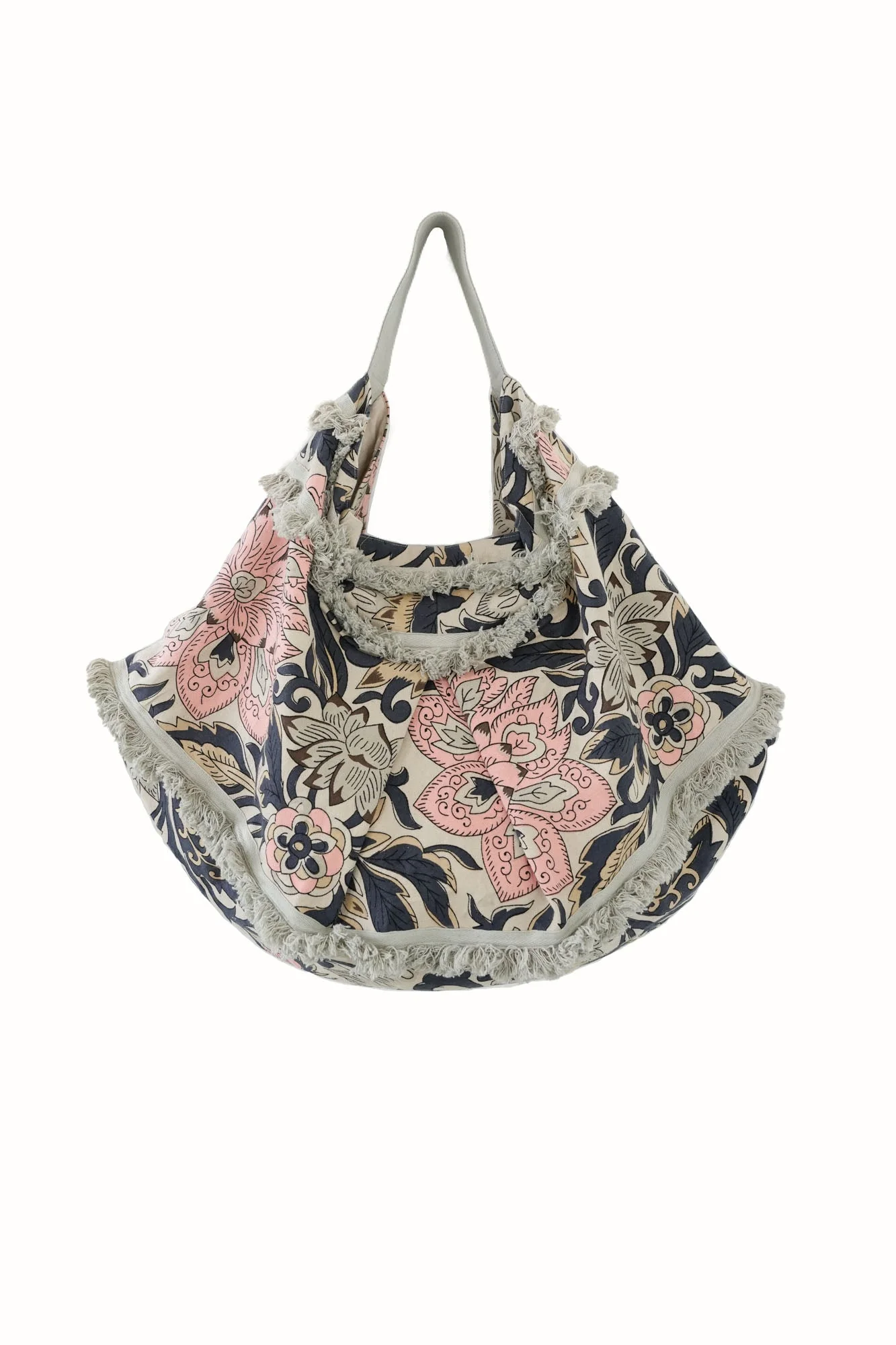 Block Taupe Slouch Bag - Image 2