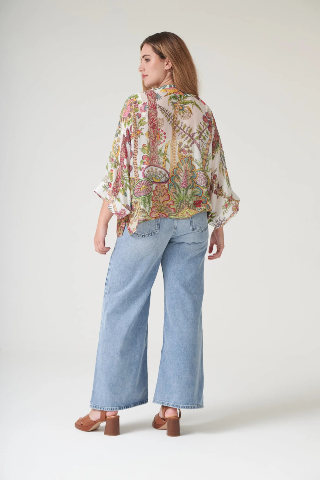 Boho Garden Ecru Kimono - Image 9