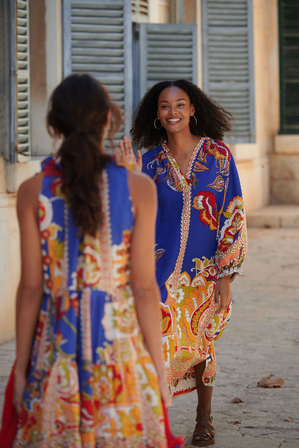 Carnival Cobalt Raglan Dress - Image 4