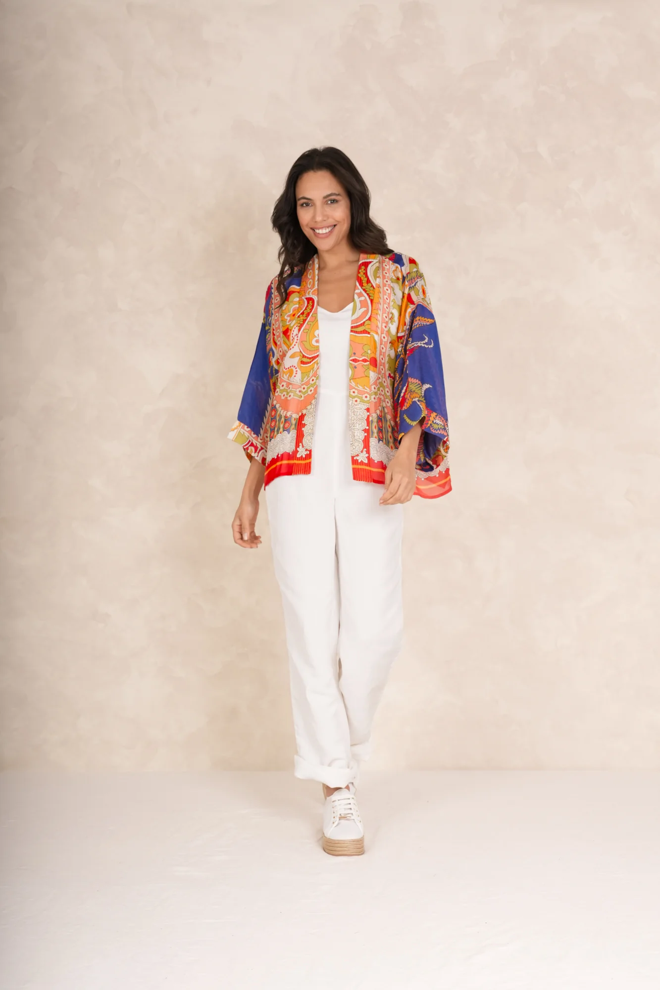 Carnival Cobalt Kimono - Image 4
