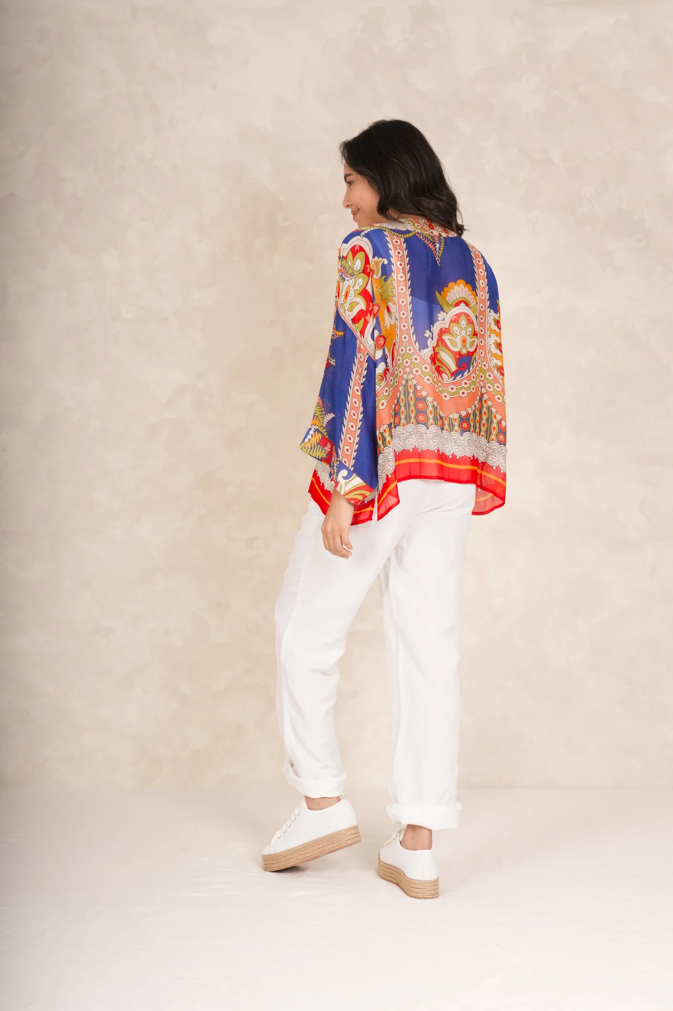 Carnival Cobalt Kimono - Image 5