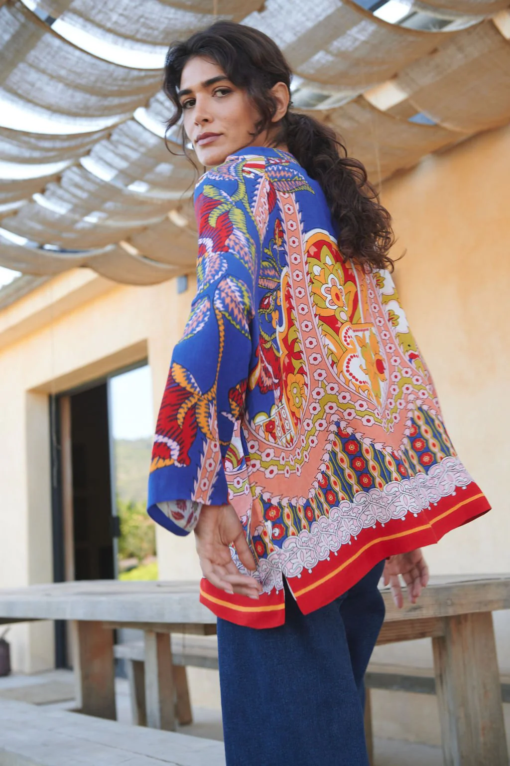 Carnival Cobalt Summer Jacket - Image 3
