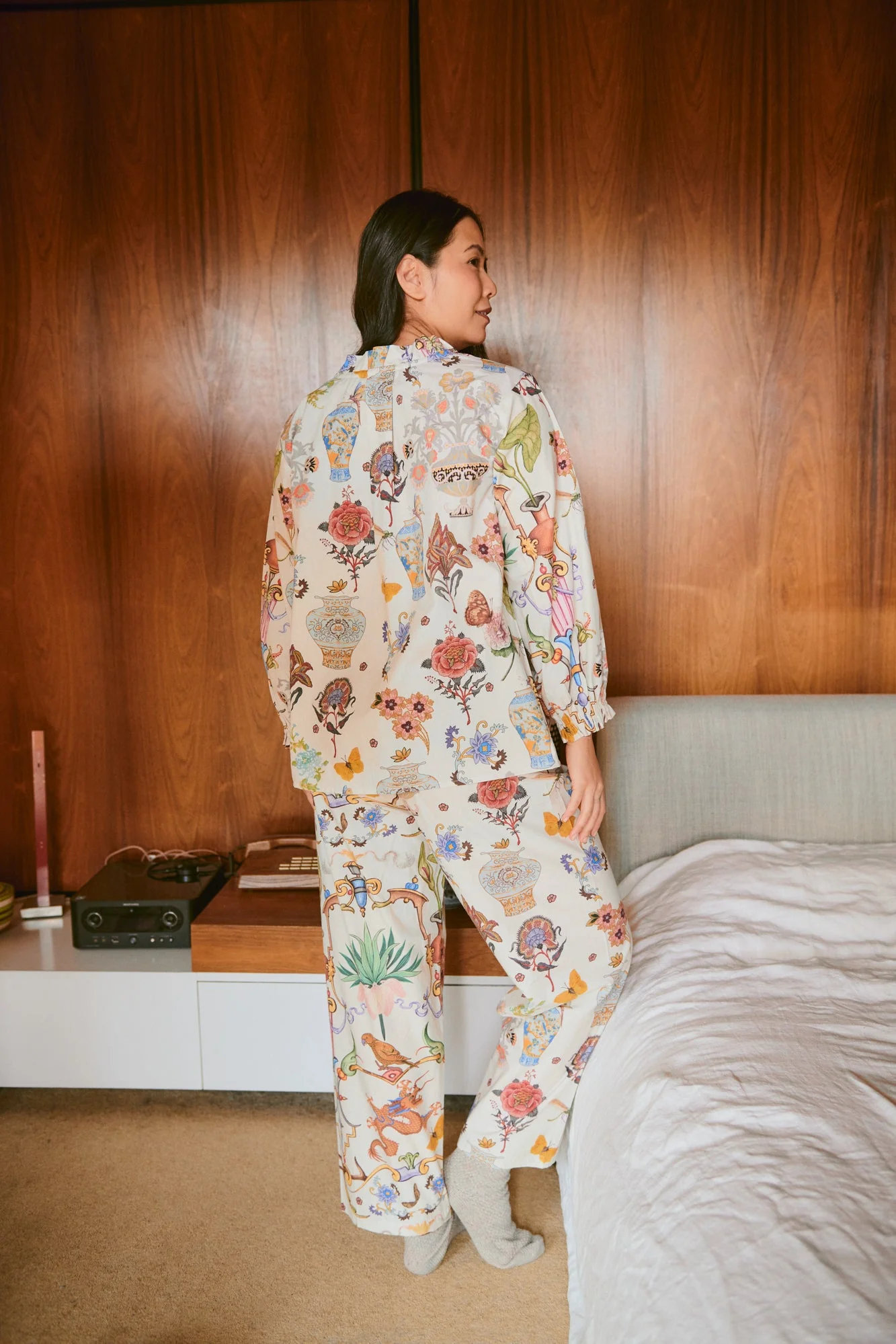 Cornucopia Ivory Poplin Pyjama Set - Image 2