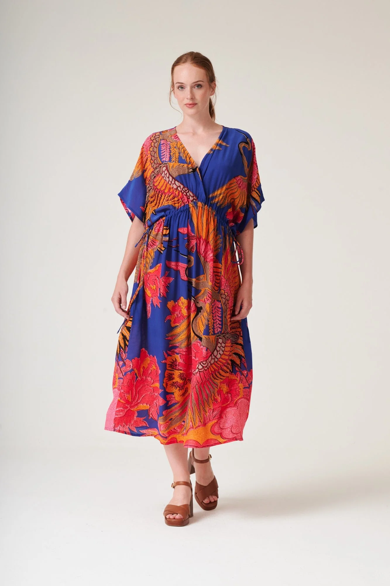 Crane Cobalt String Dress