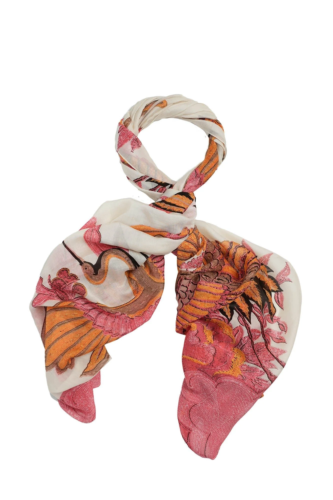 Crane Ecru Scarf - Image 3