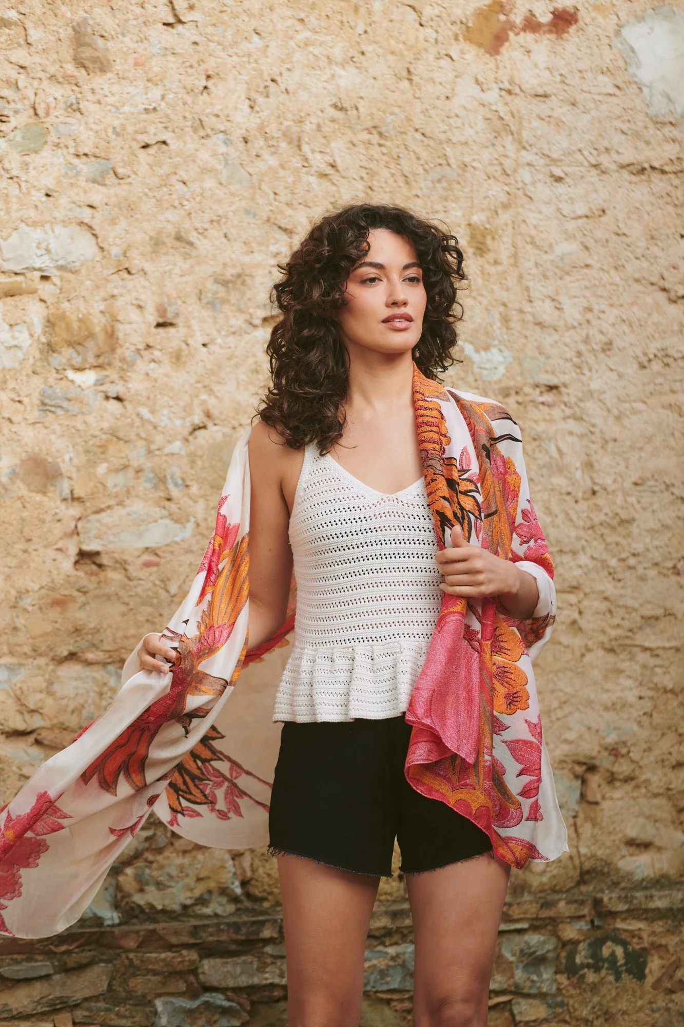Crane Ecru Scarf - Image 4