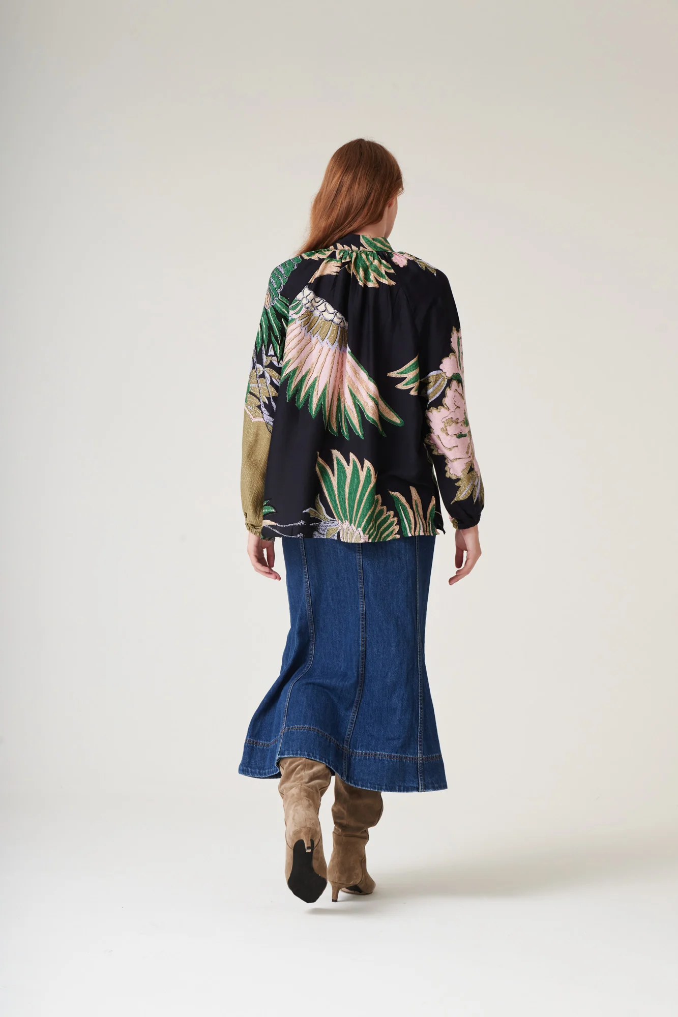 Crane Emerald PussyBow Blouse - Image 6