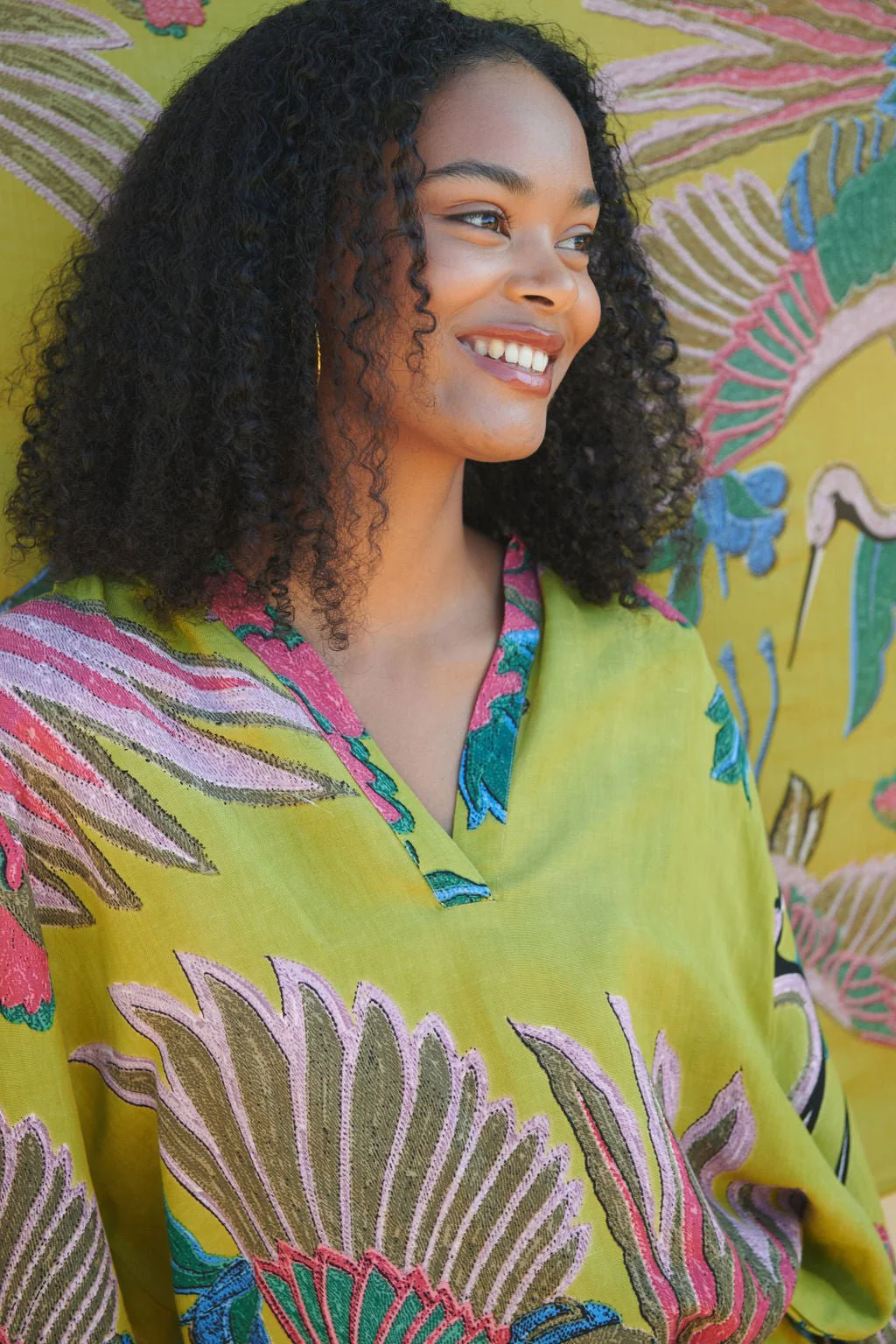 Crane Olive Raglan Dress - Image 2