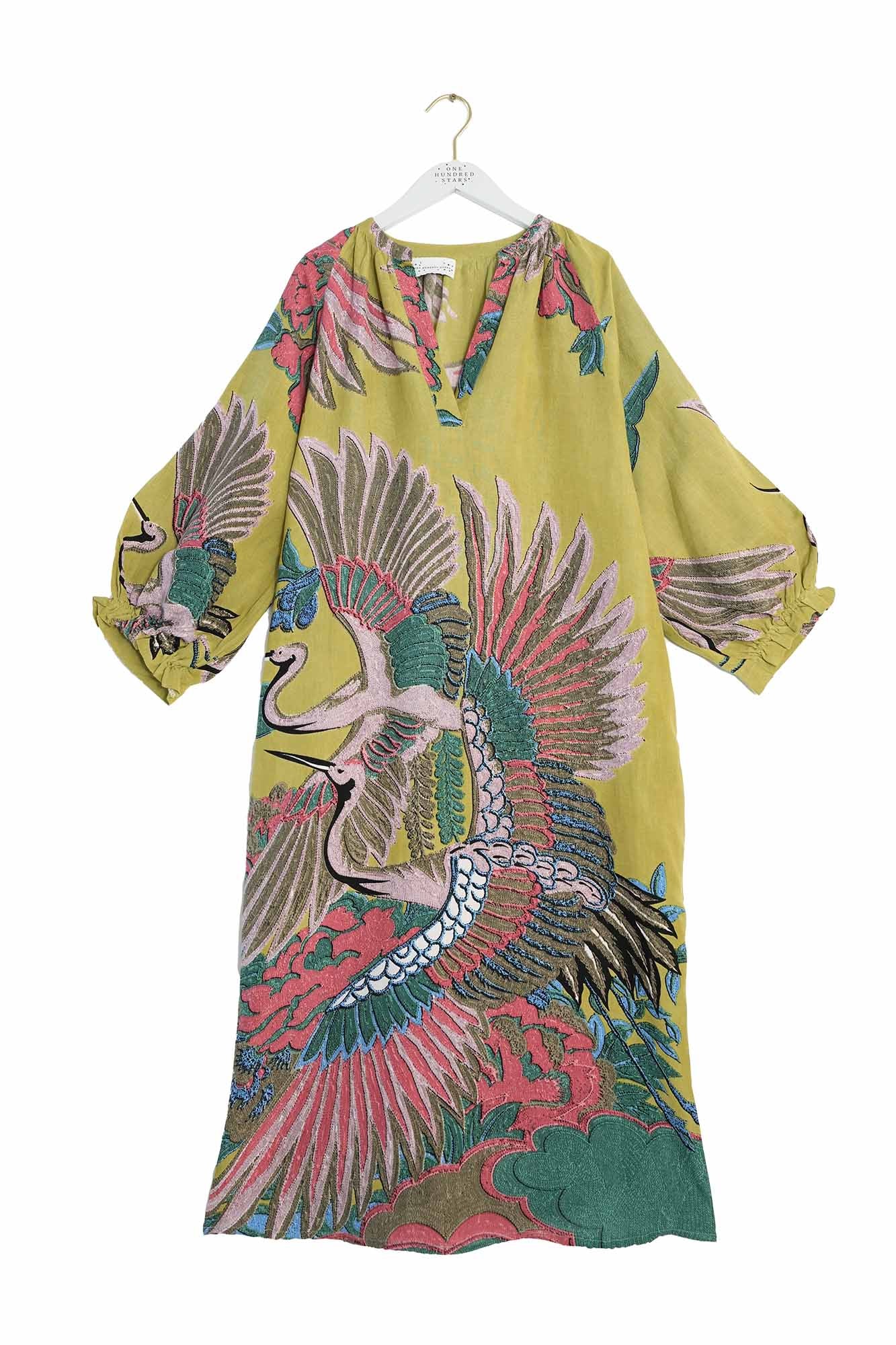 Crane Olive Raglan Dress - Image 4