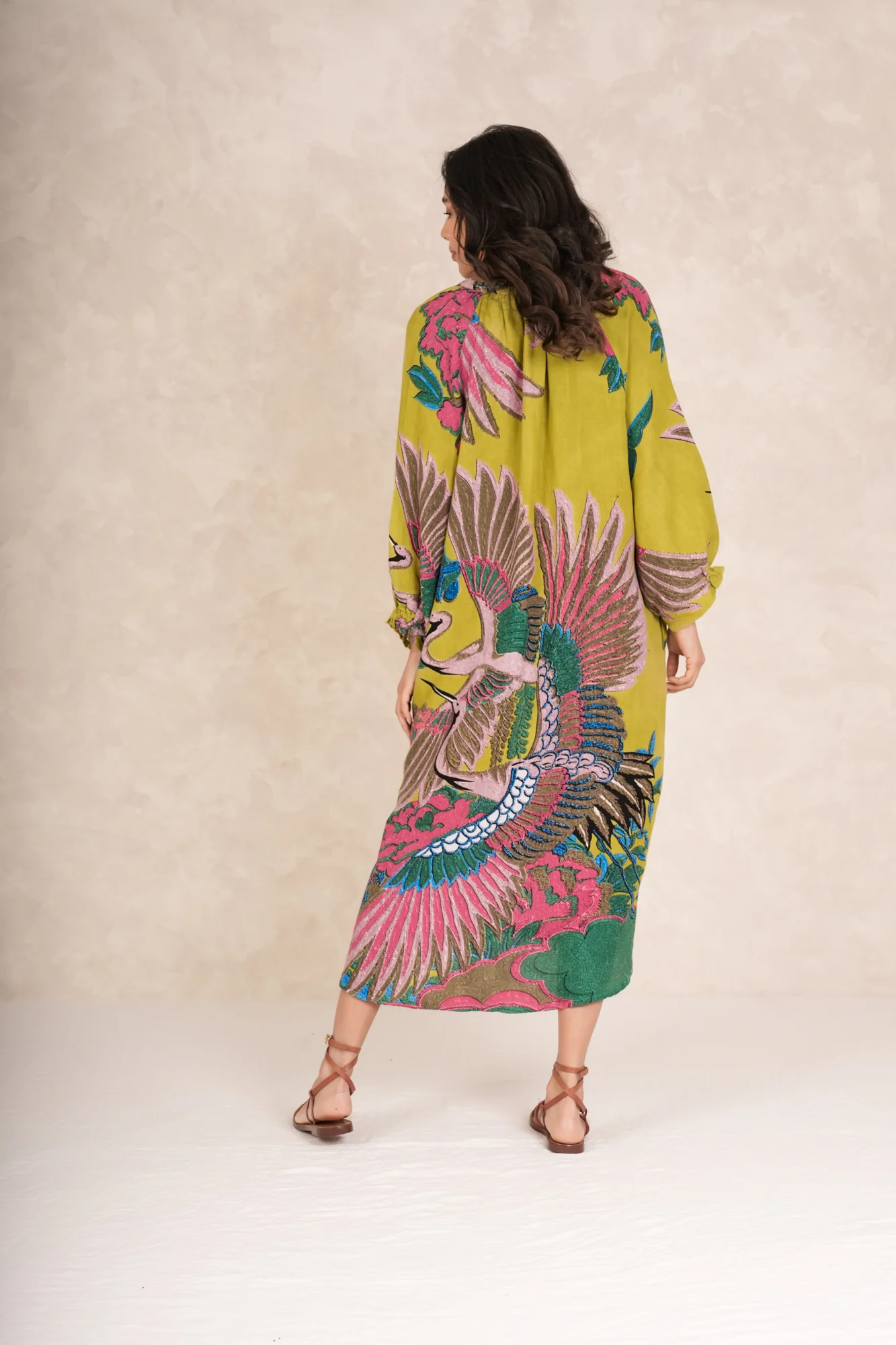 Crane Olive Raglan Dress - Image 6