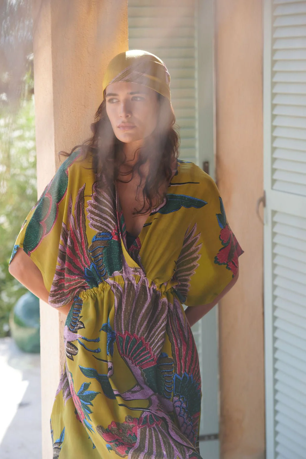 Crane Olive String Dress - Image 2