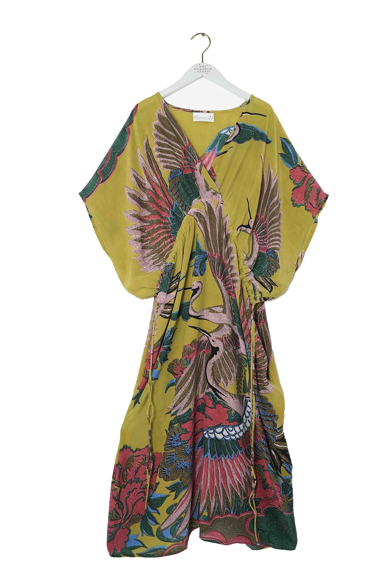 Crane Olive String Dress - Image 3