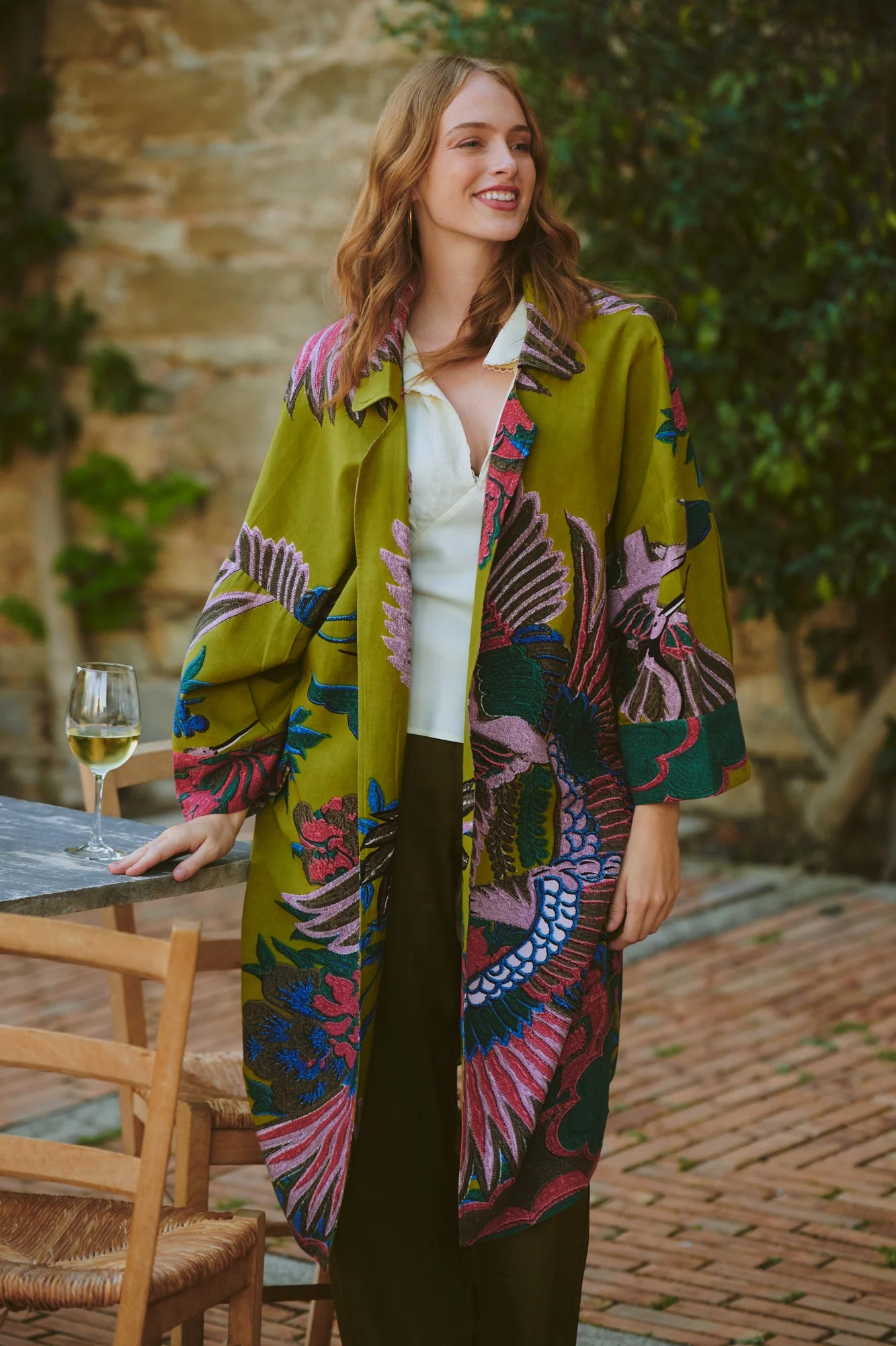 Crane Olive Artisan Coat