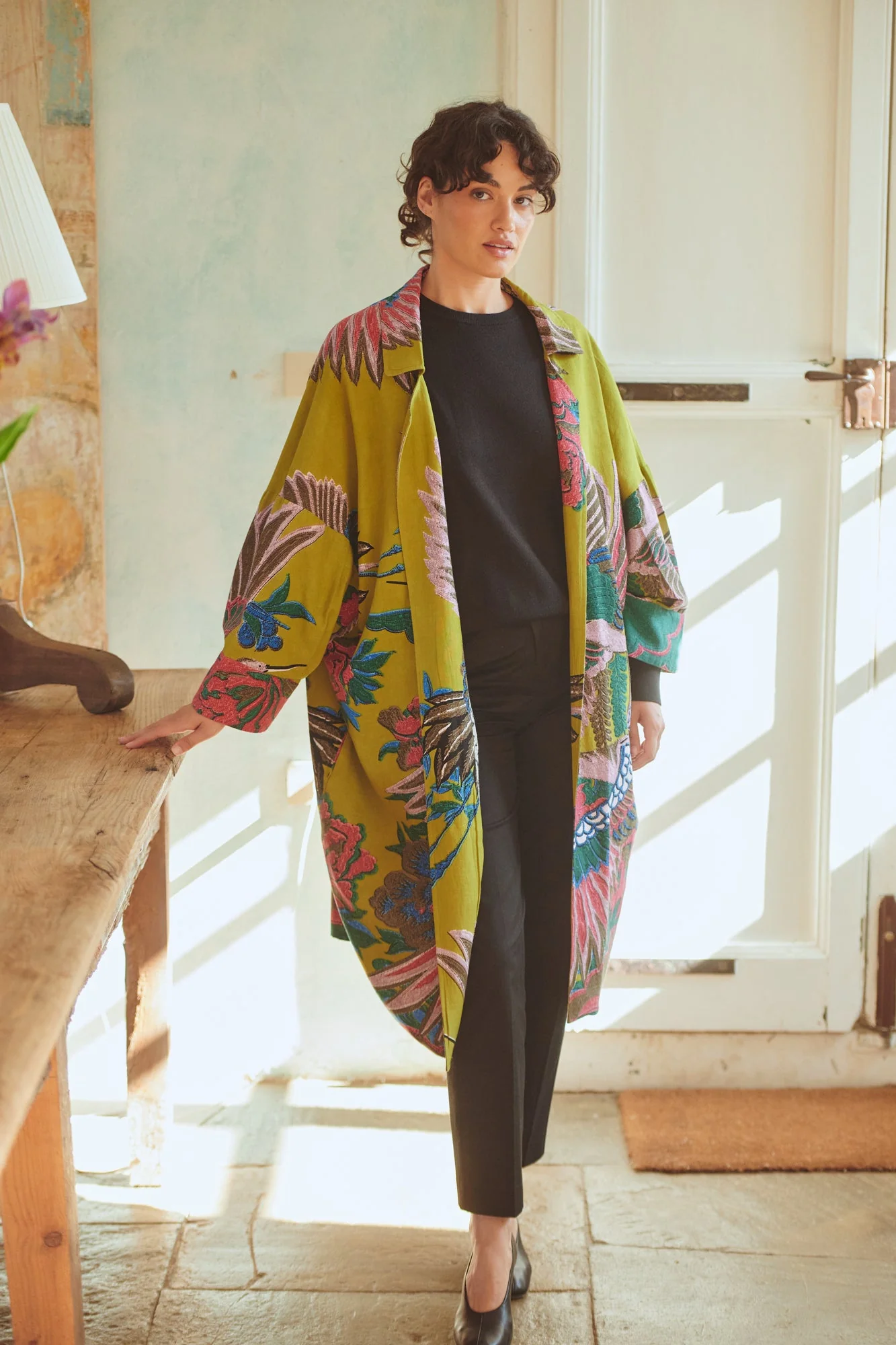 Crane Olive Artisan Coat - Image 5