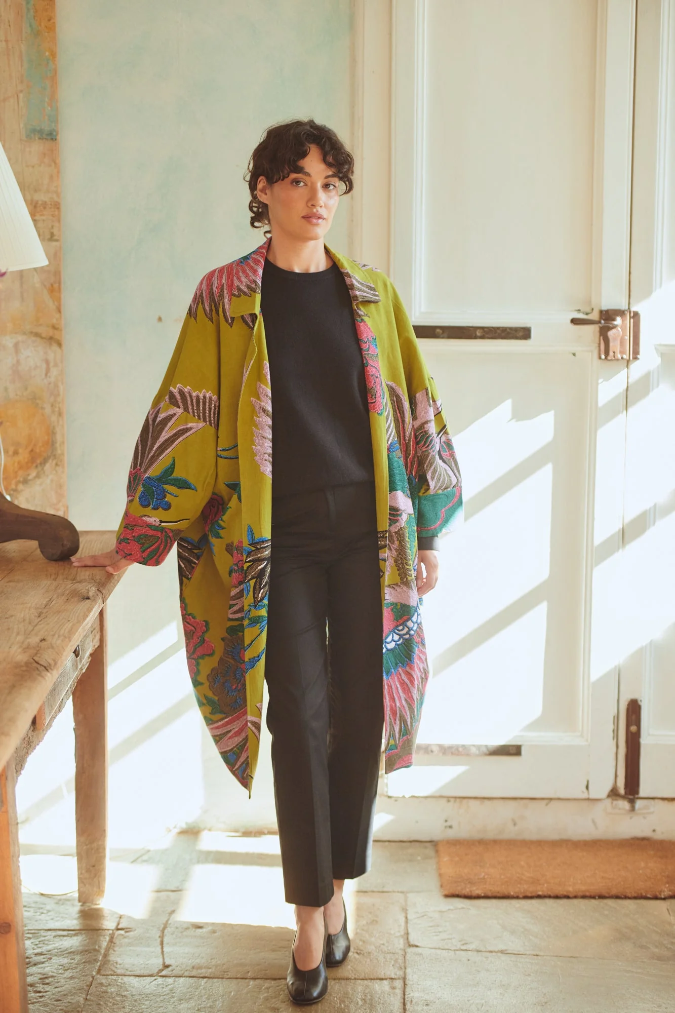 Crane Olive Artisan Coat - Image 7