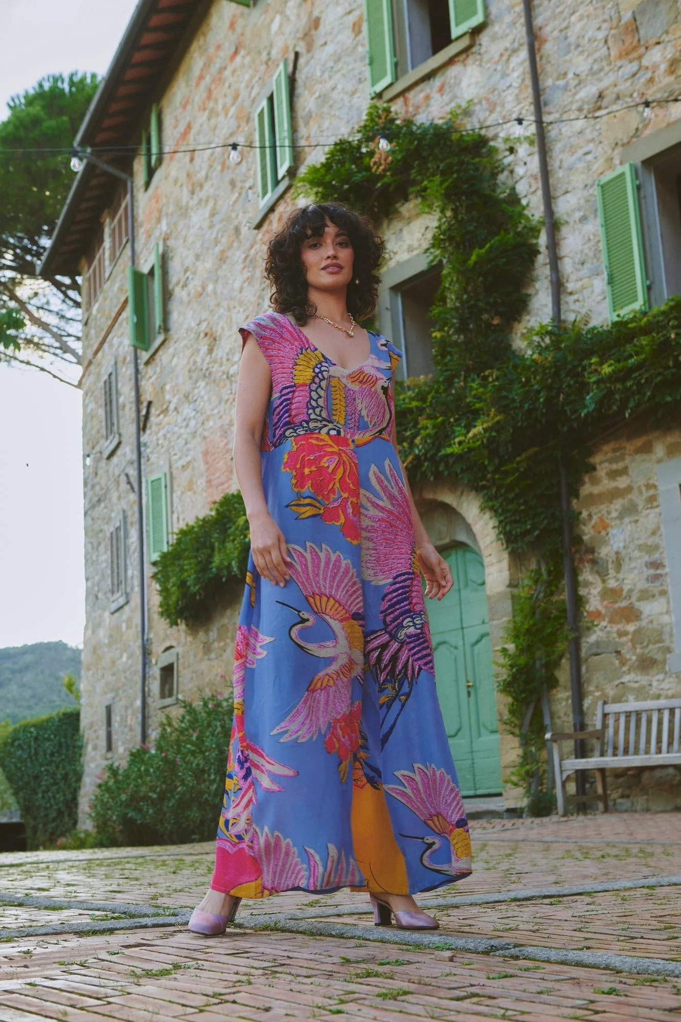 Crane Periwinkle Jumpsuit
