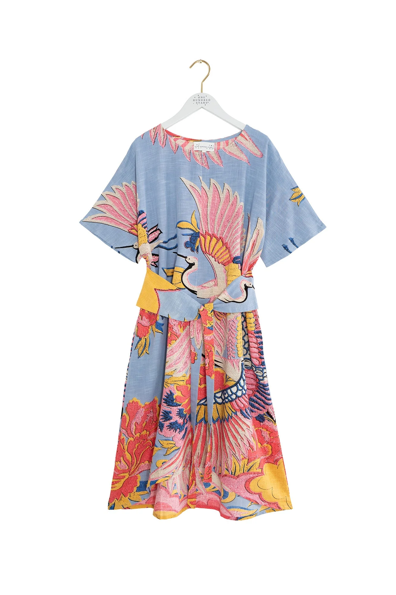 Crane Periwinkle Obi Dress - Image 6