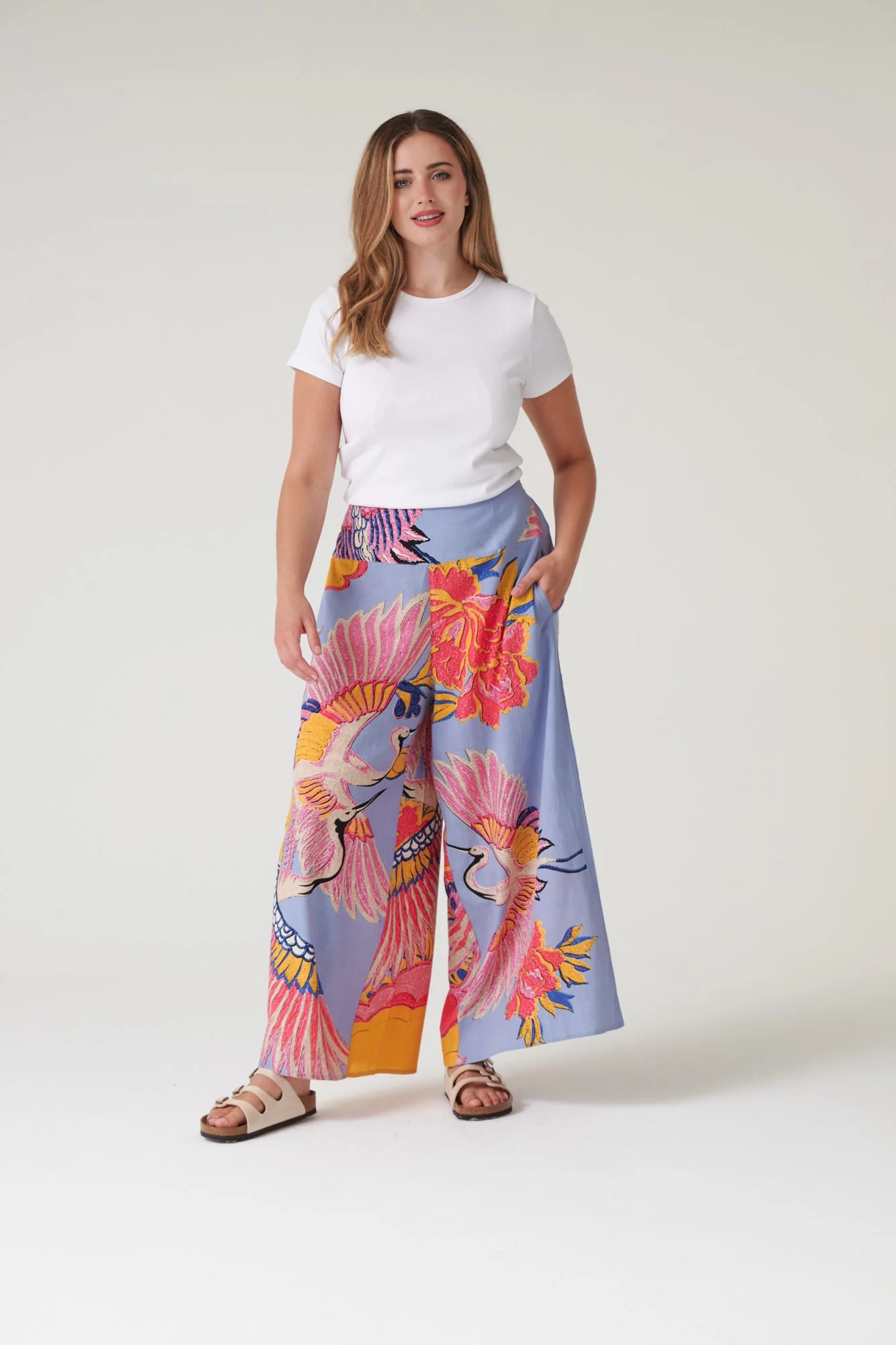 Crane Periwinkle Palazzo Pants - Image 3
