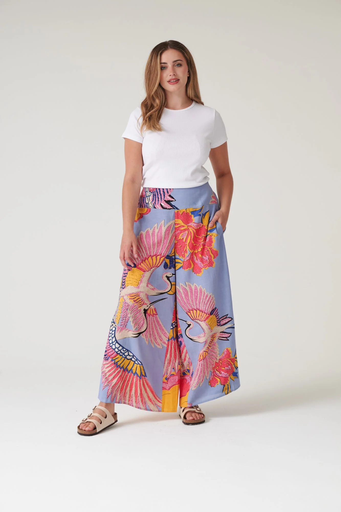 Crane Periwinkle Palazzo Pants - Image 5