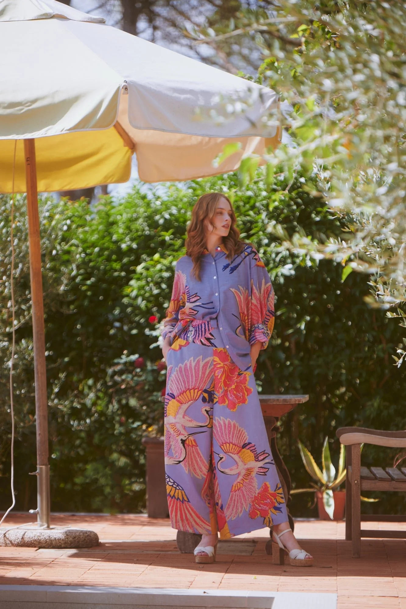 Crane Periwinkle Palazzo Pants - Image 6