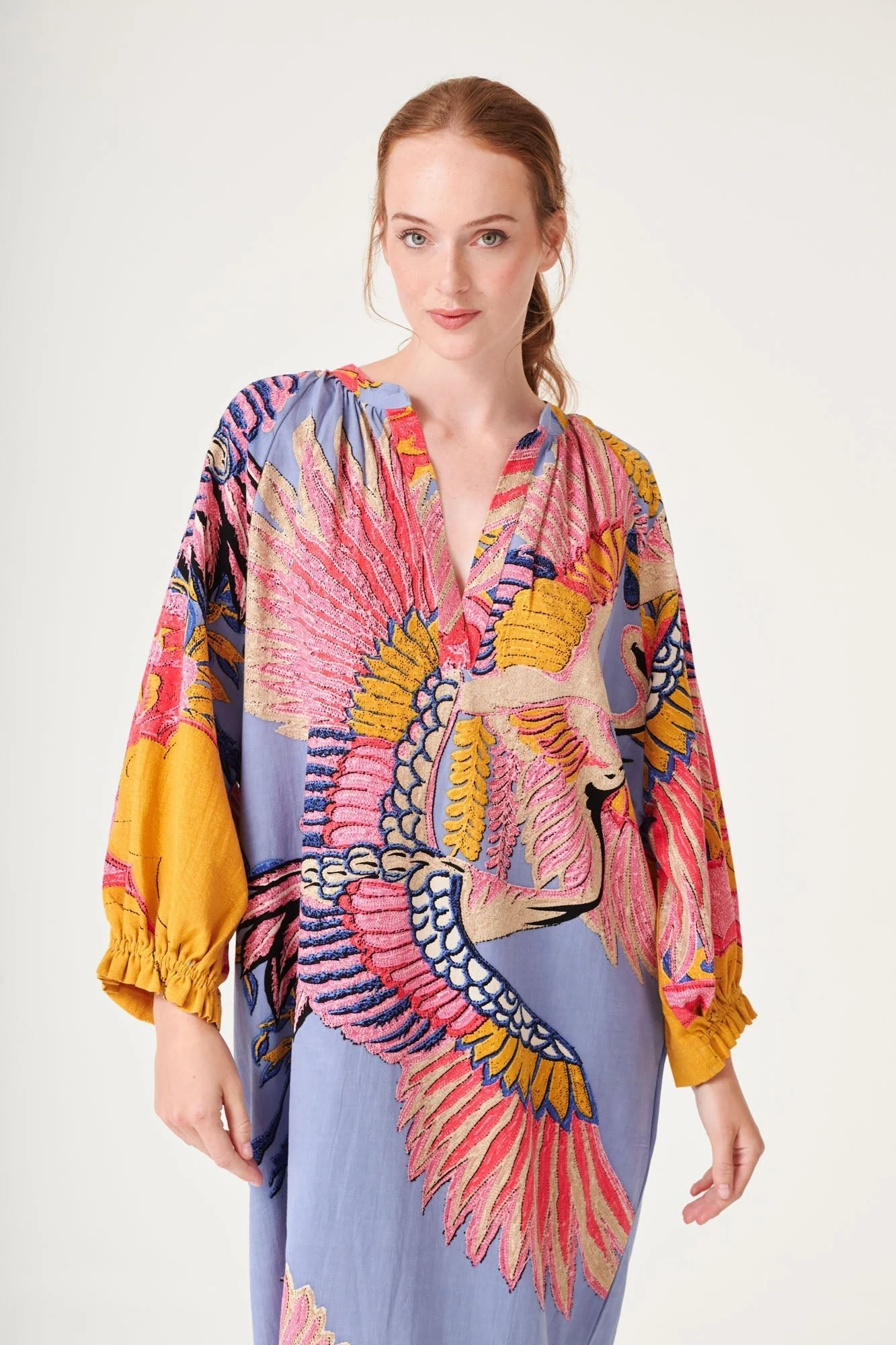 Crane Periwinkle Raglan Dress - Image 4