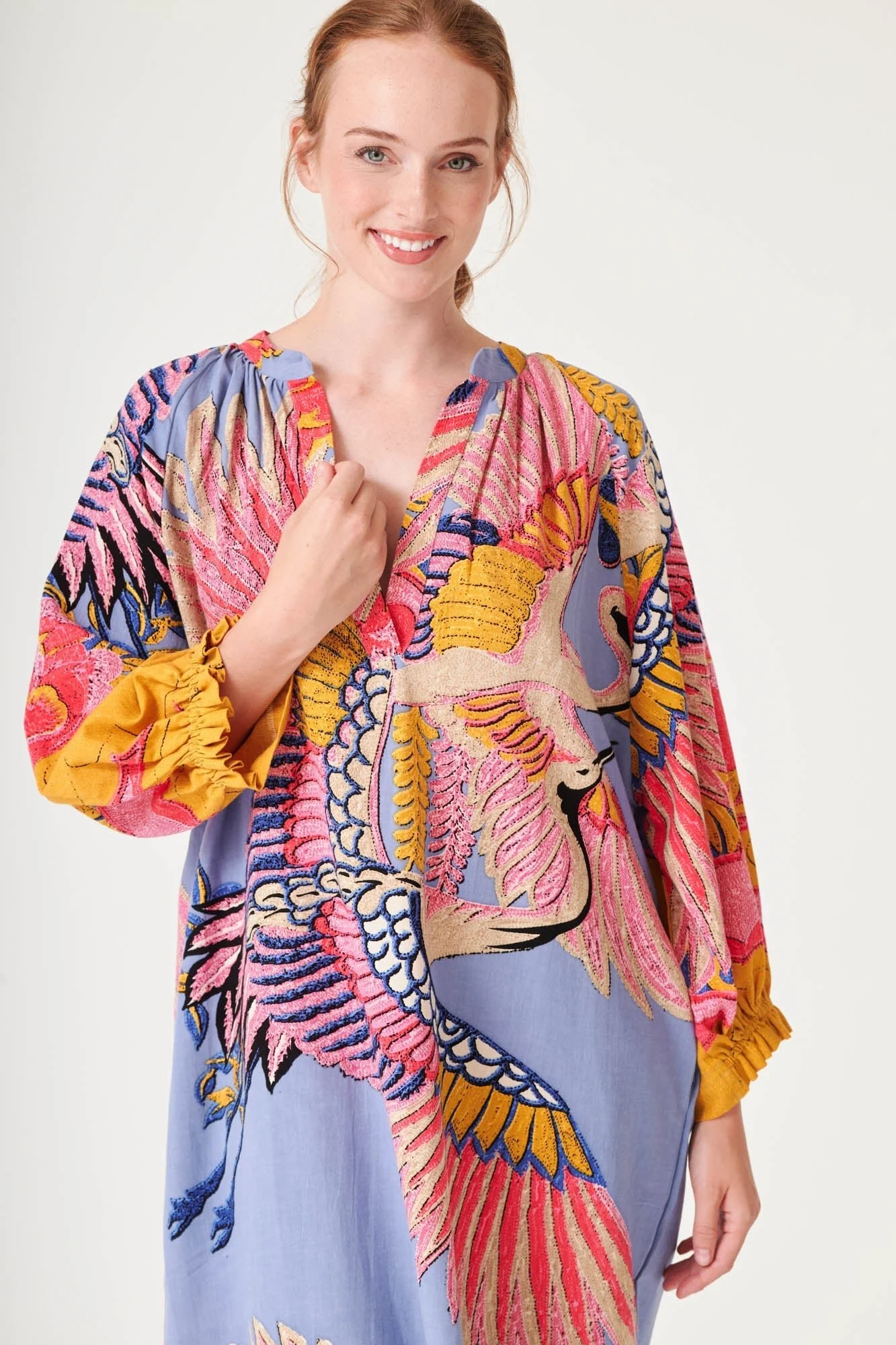Crane Periwinkle Raglan Dress - Image 5