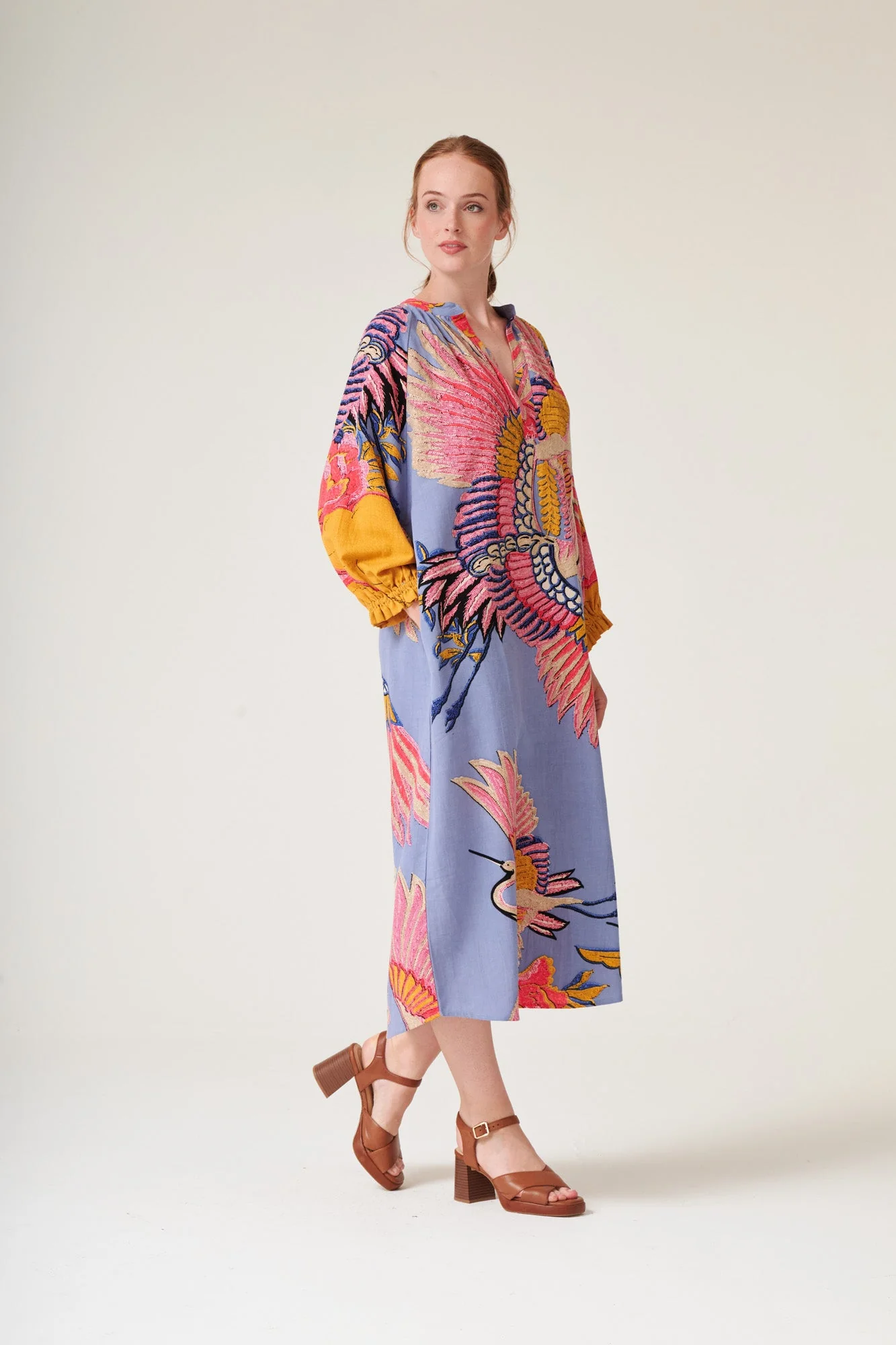 Crane Periwinkle Raglan Dress - Image 8