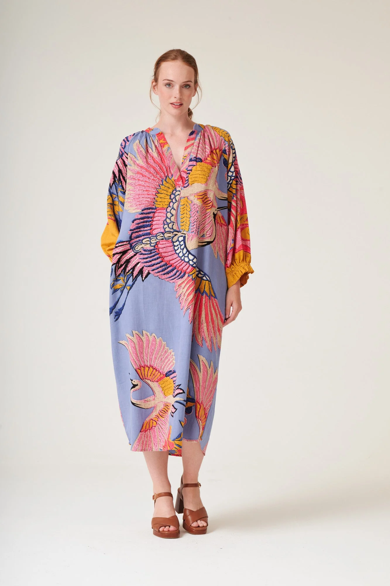 Crane Periwinkle Raglan Dress - Image 9