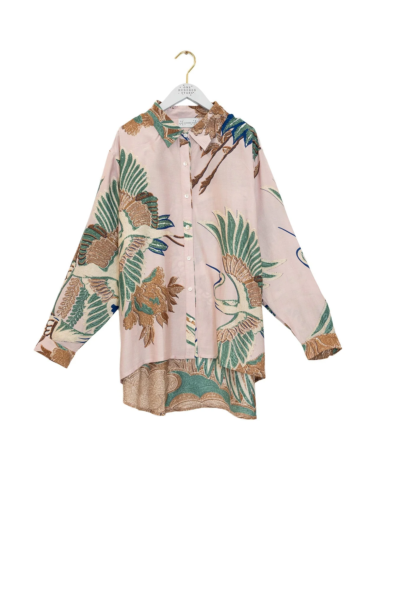 Crane Plaster Pink Oversized Shirt - Image 3