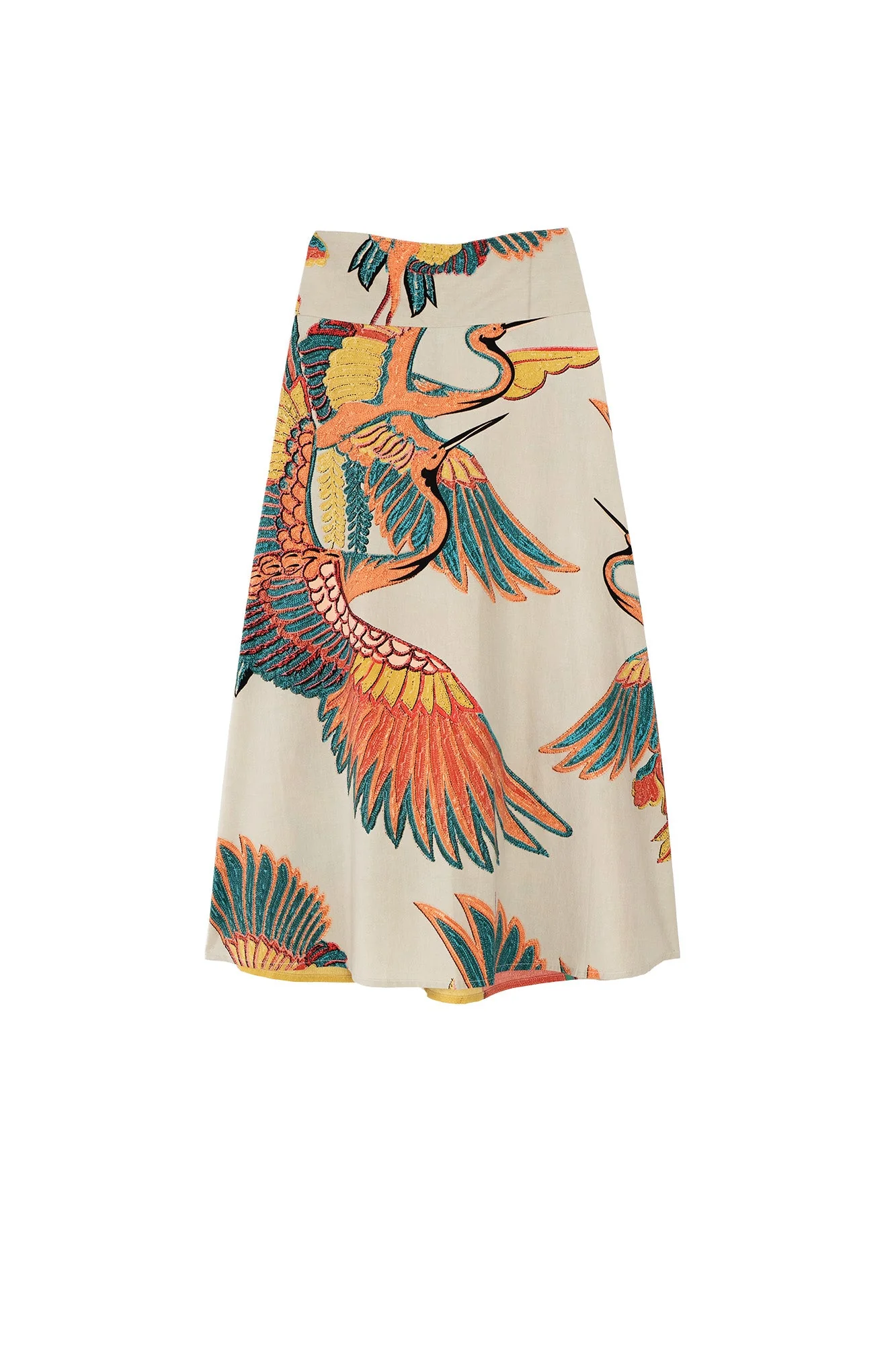 Crane Stone A-line Maxi Skirt - Image 6