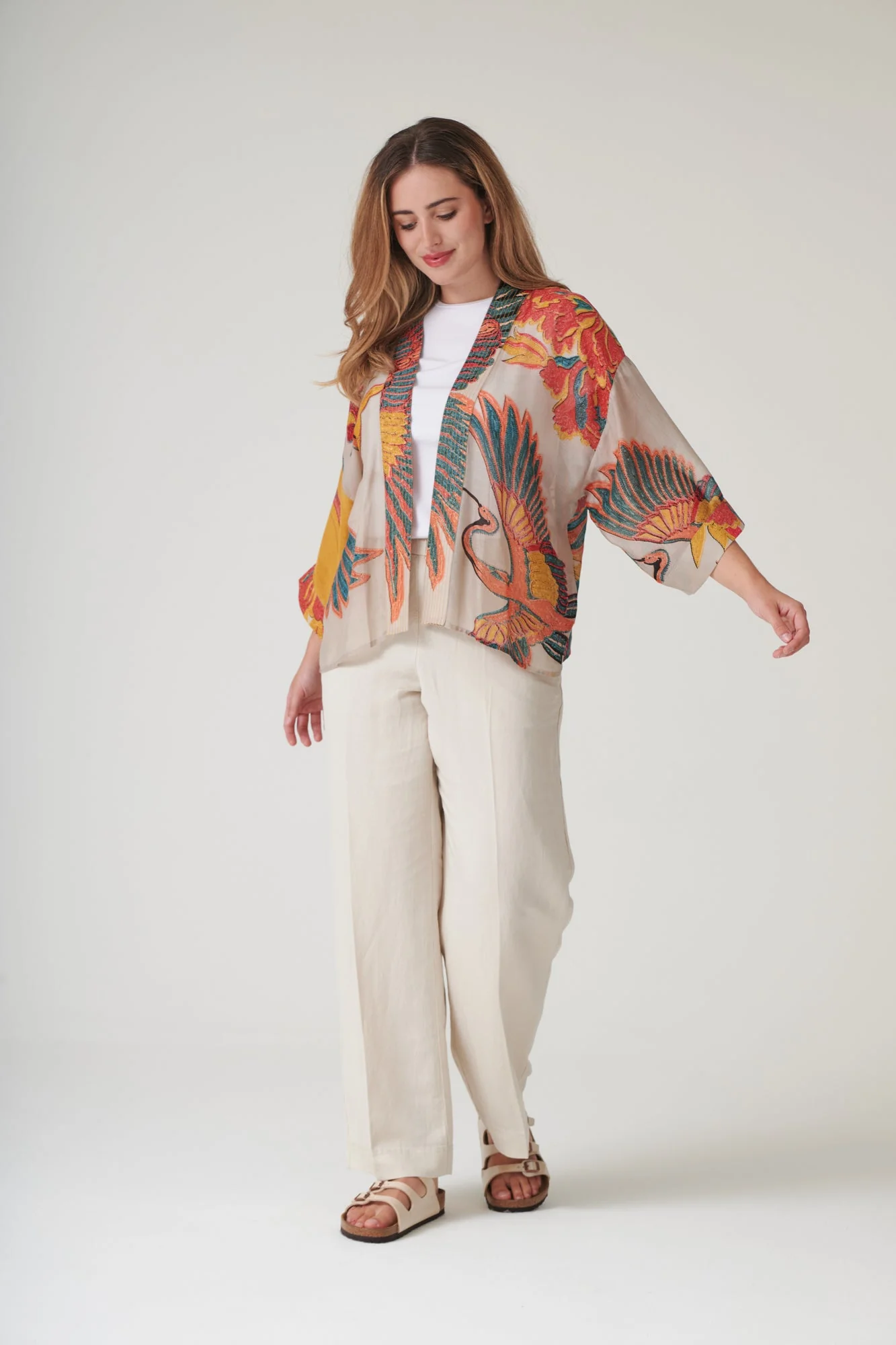 Crane Stone Kimono - Image 6