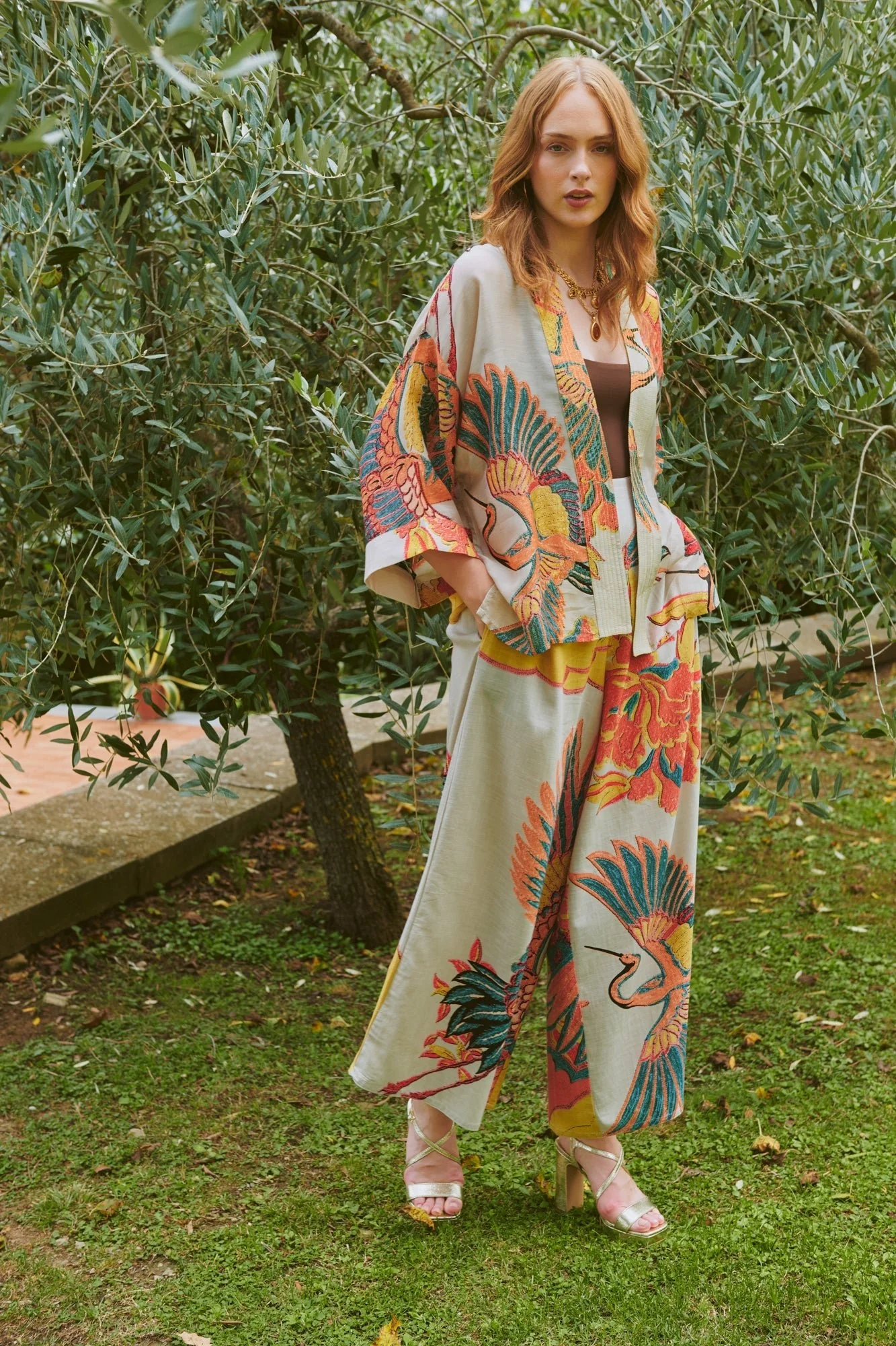 Crane Stone Palazzo Pants - Image 3