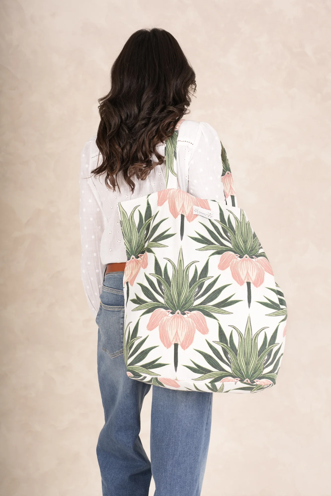 Deco Bud Ivory Canvas Bag - Image 4