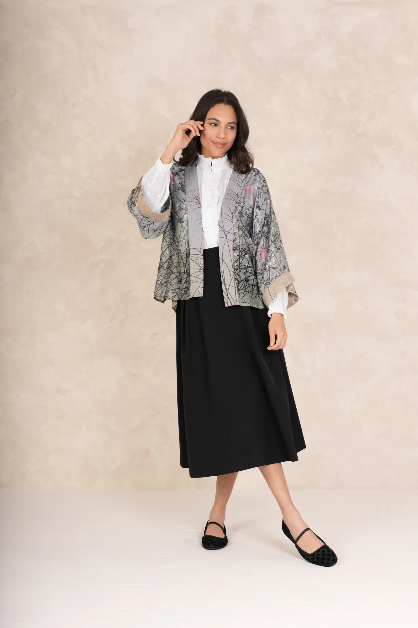 Dunes Grey Kimono - Image 3