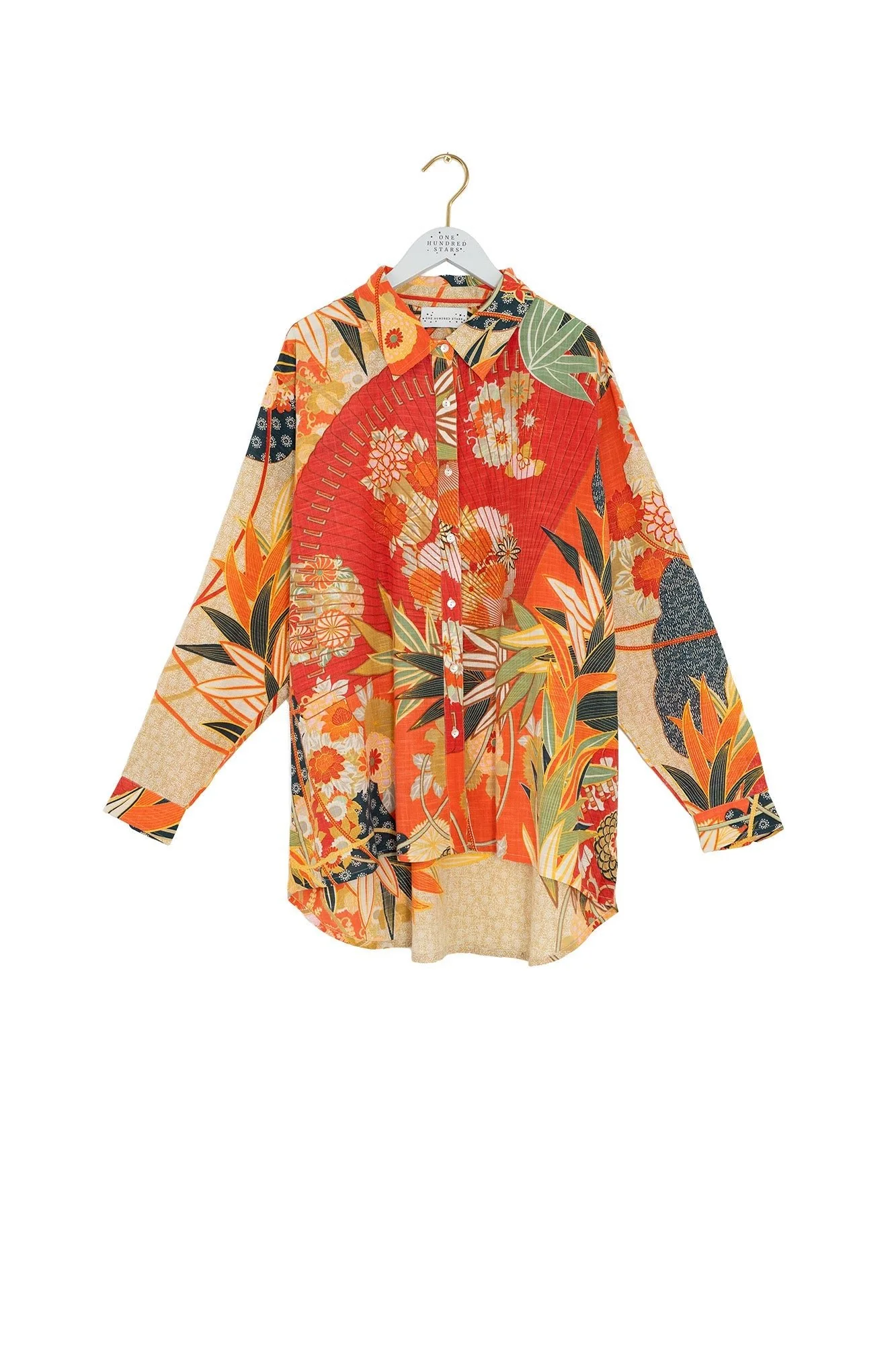 Fans Scarlet Oversized Shirt - Image 5