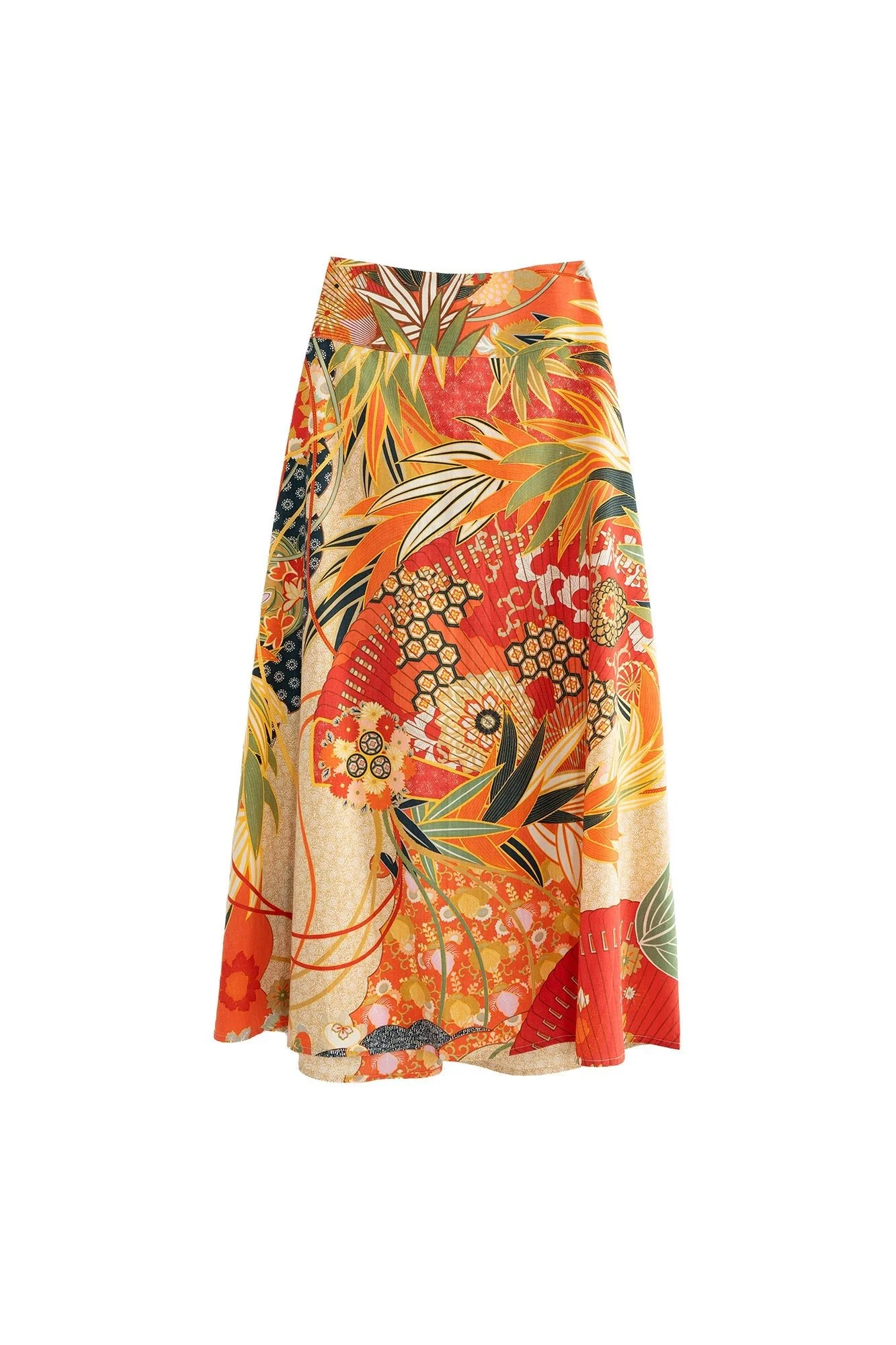 Fans Scarlet A-line Maxi Skirt - Image 3