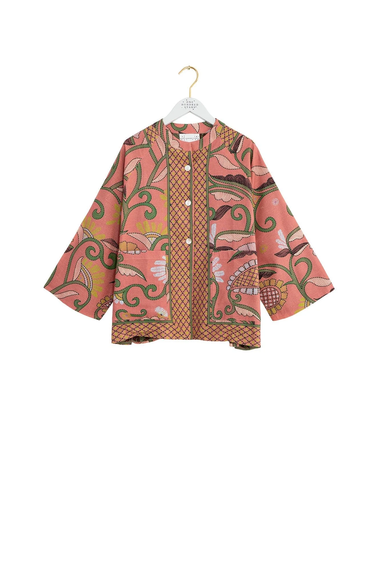 Giant Kantha Dusk Summer Jacket - Image 4