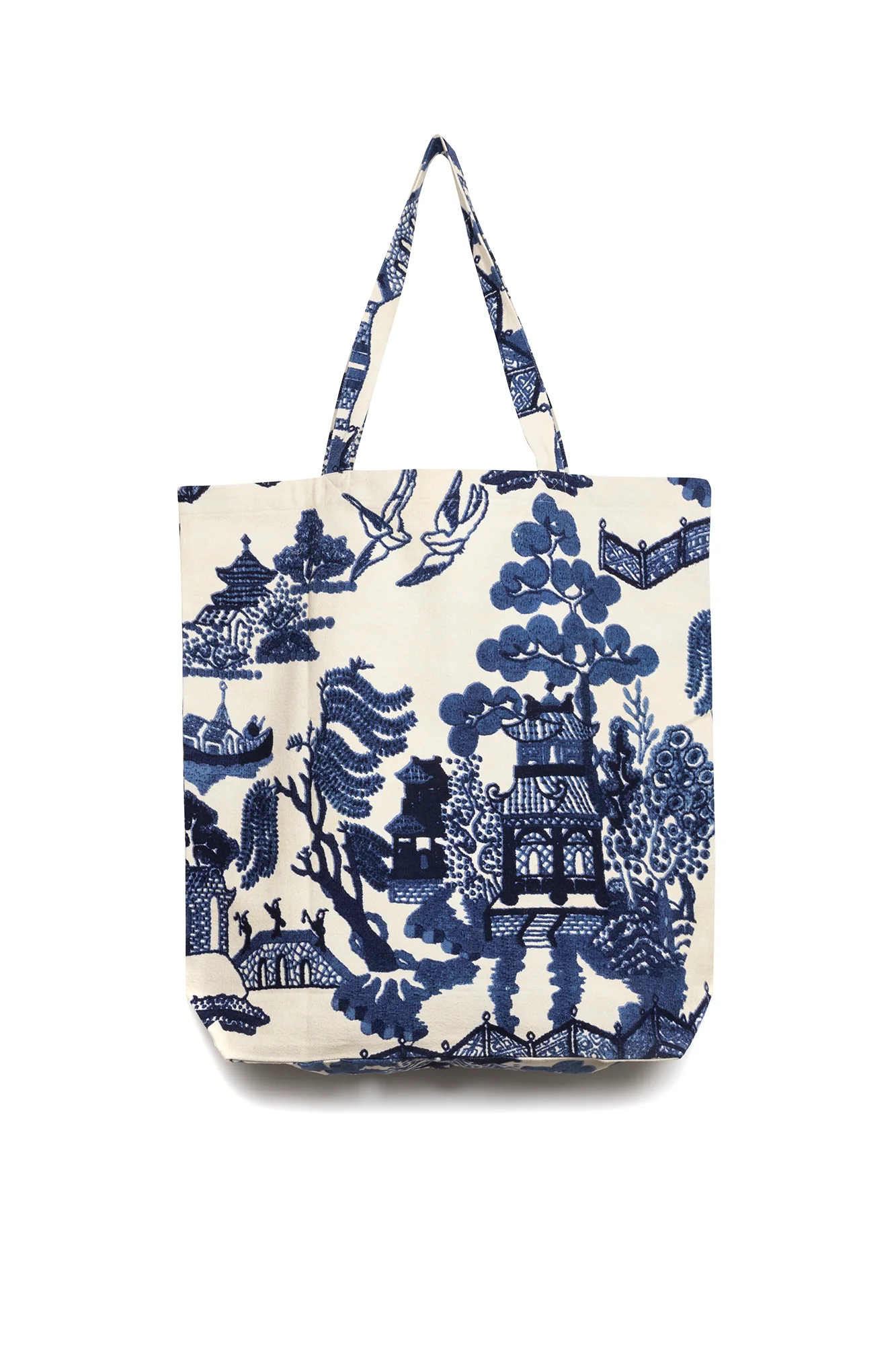 Giant Willow Blue Canvas Bag - Image 6