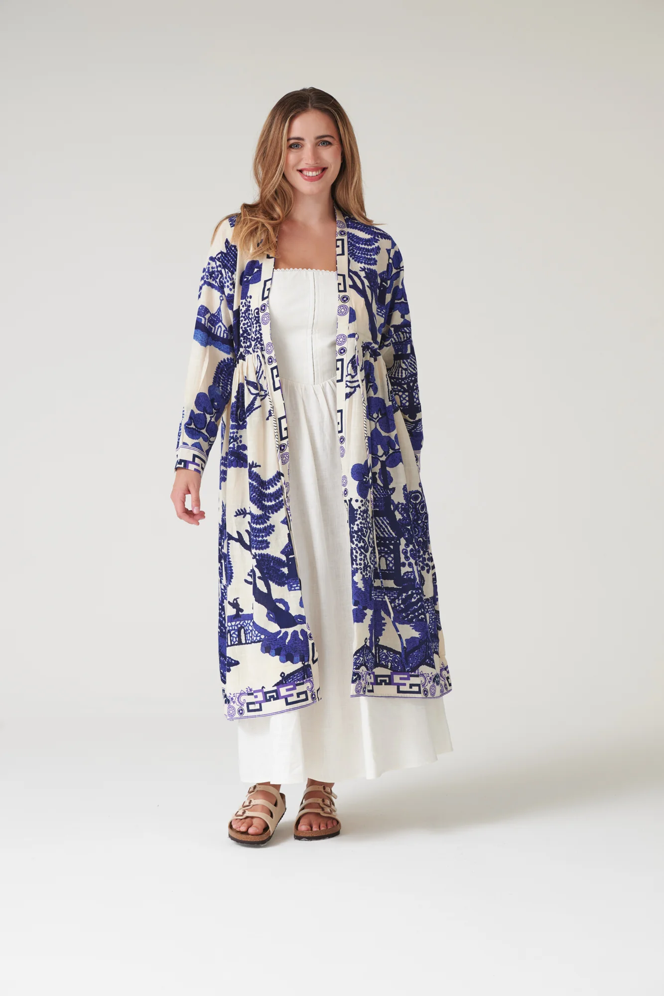 Giant Willow Blue Duster Jacket - Image 2