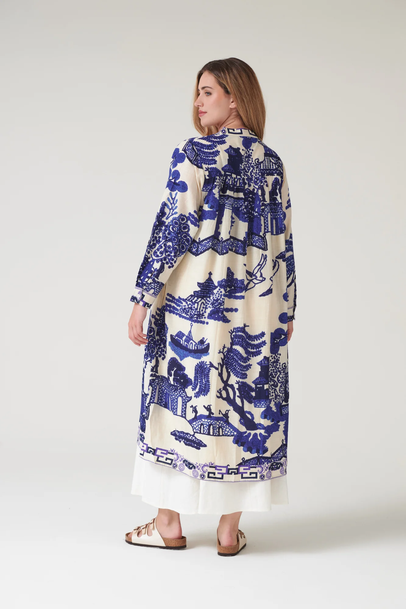 Giant Willow Blue Duster Jacket - Image 3