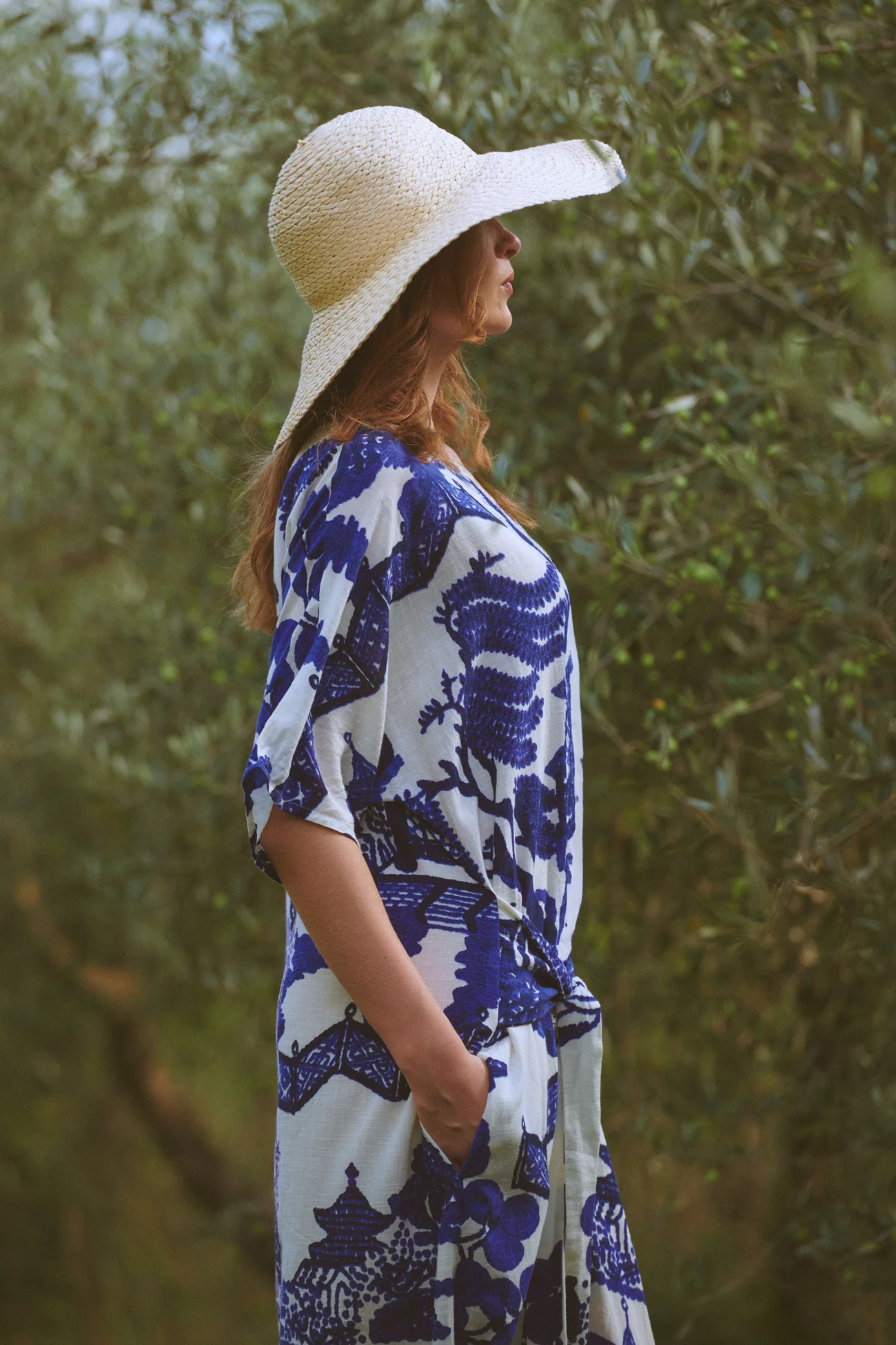 Giant Willow Blue Obi Dress - Image 3