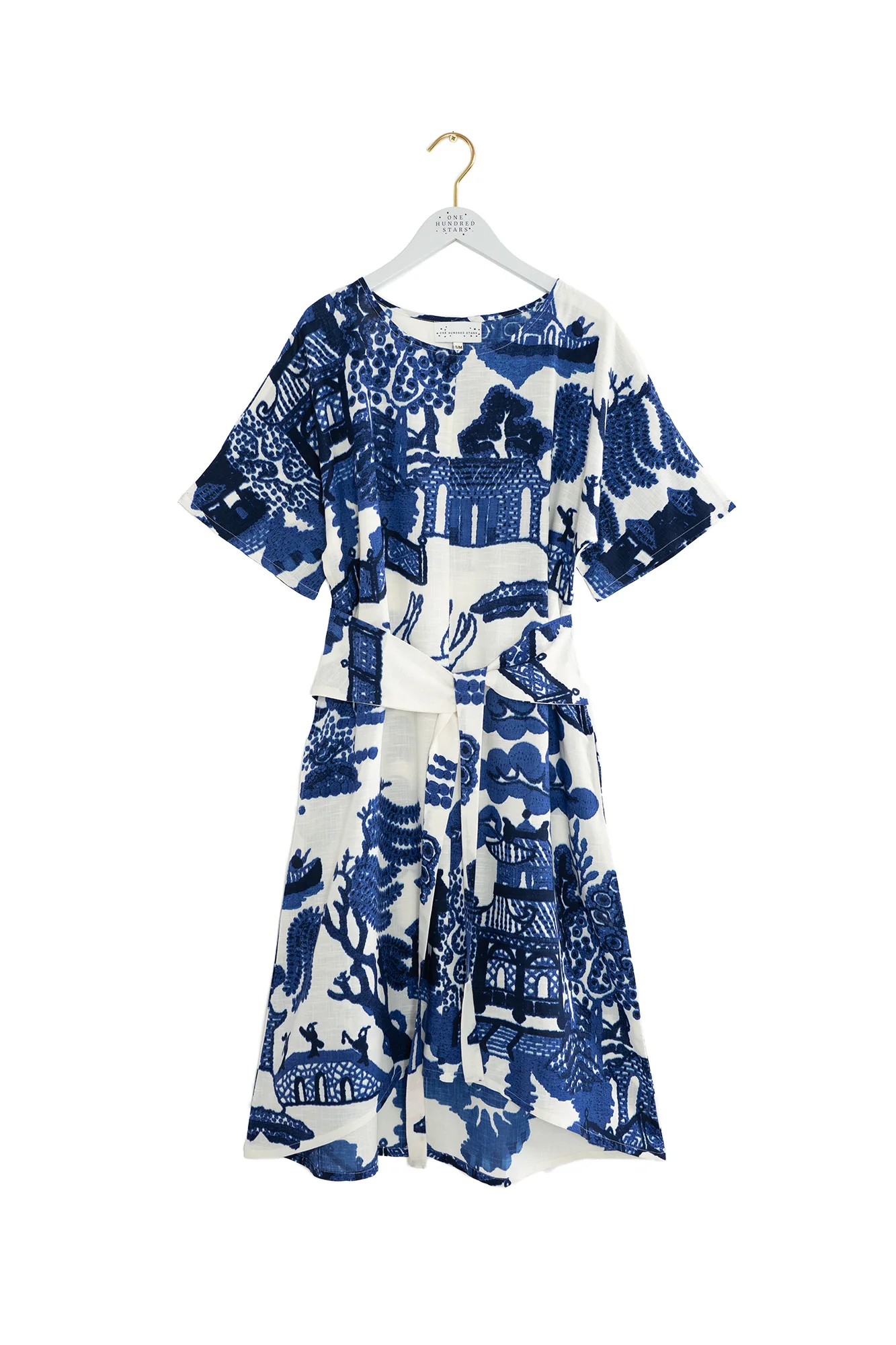 Giant Willow Blue Obi Dress - Image 4