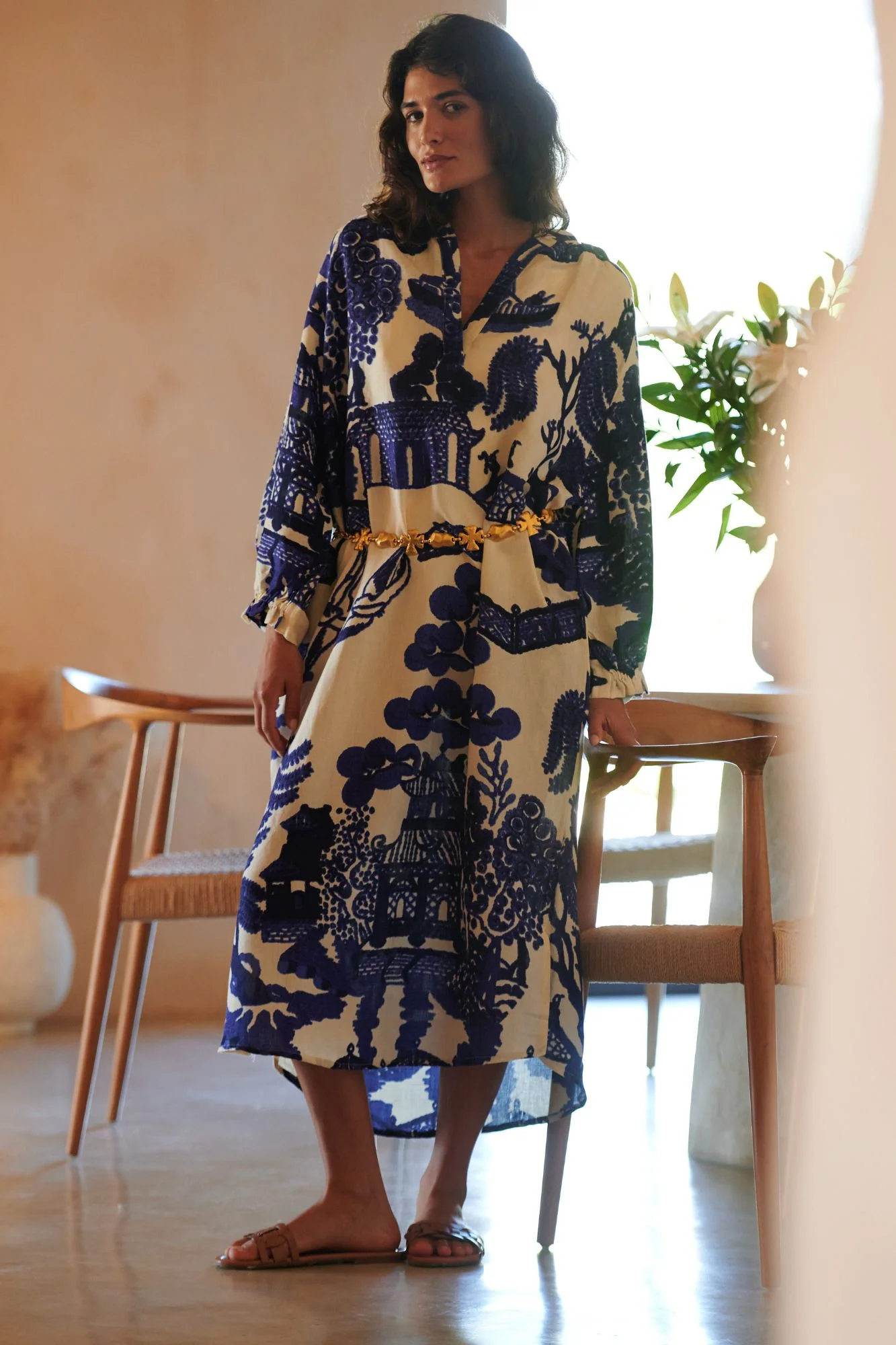 Giant Willow Blue Raglan Dress - Image 2