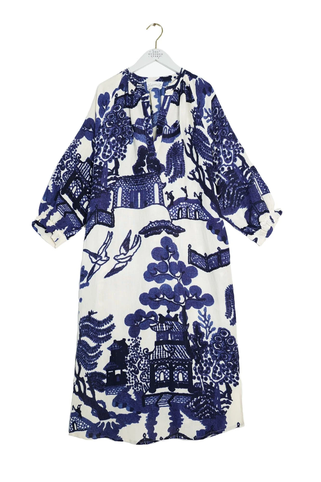 Giant Willow Blue Raglan Dress - Image 5