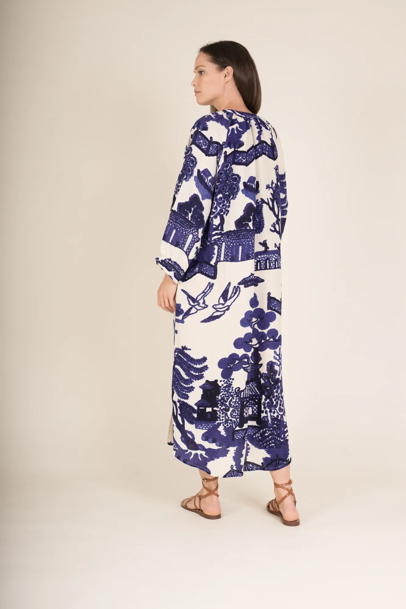 Giant Willow Blue Raglan Dress - Image 6