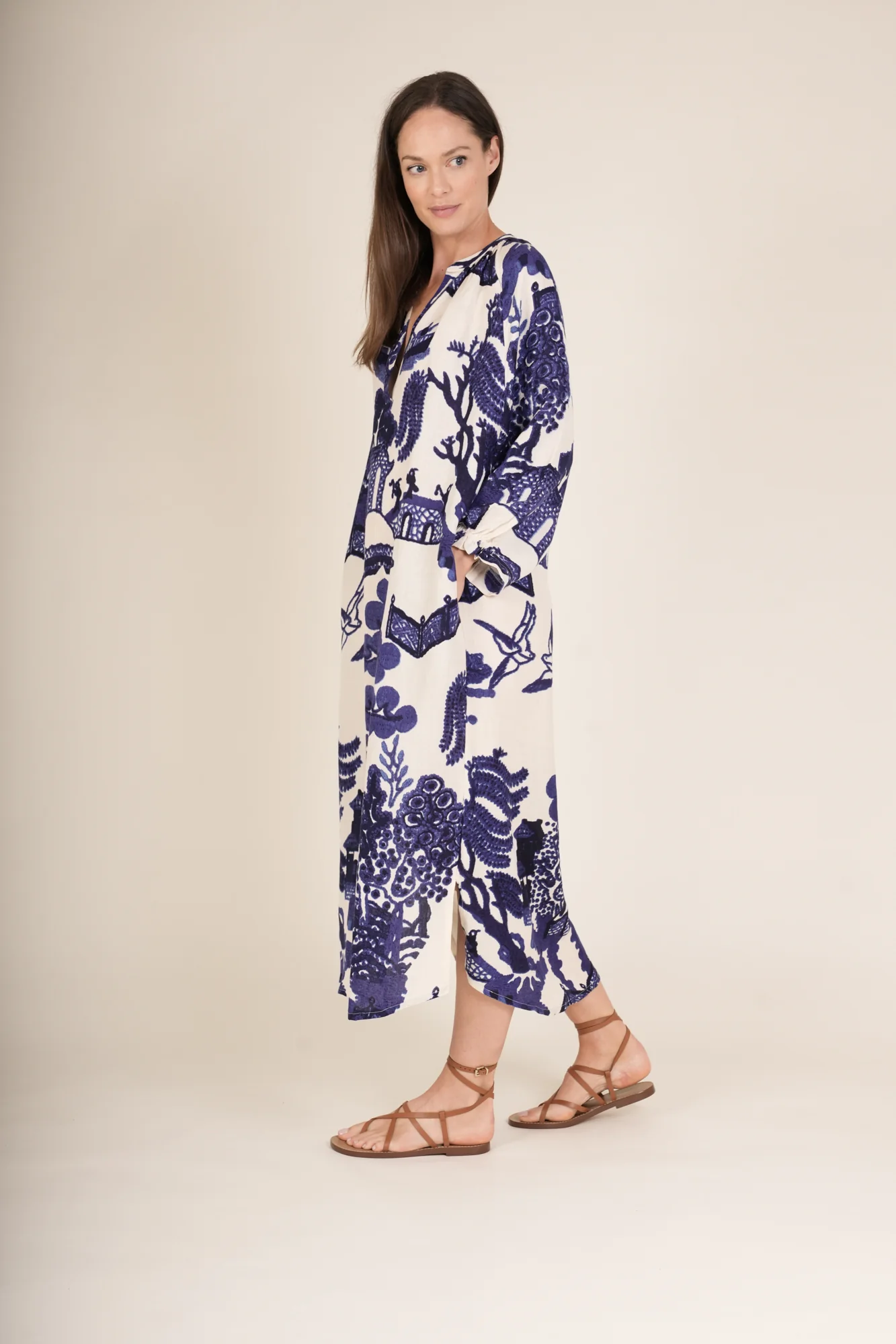 Giant Willow Blue Raglan Dress - Image 7