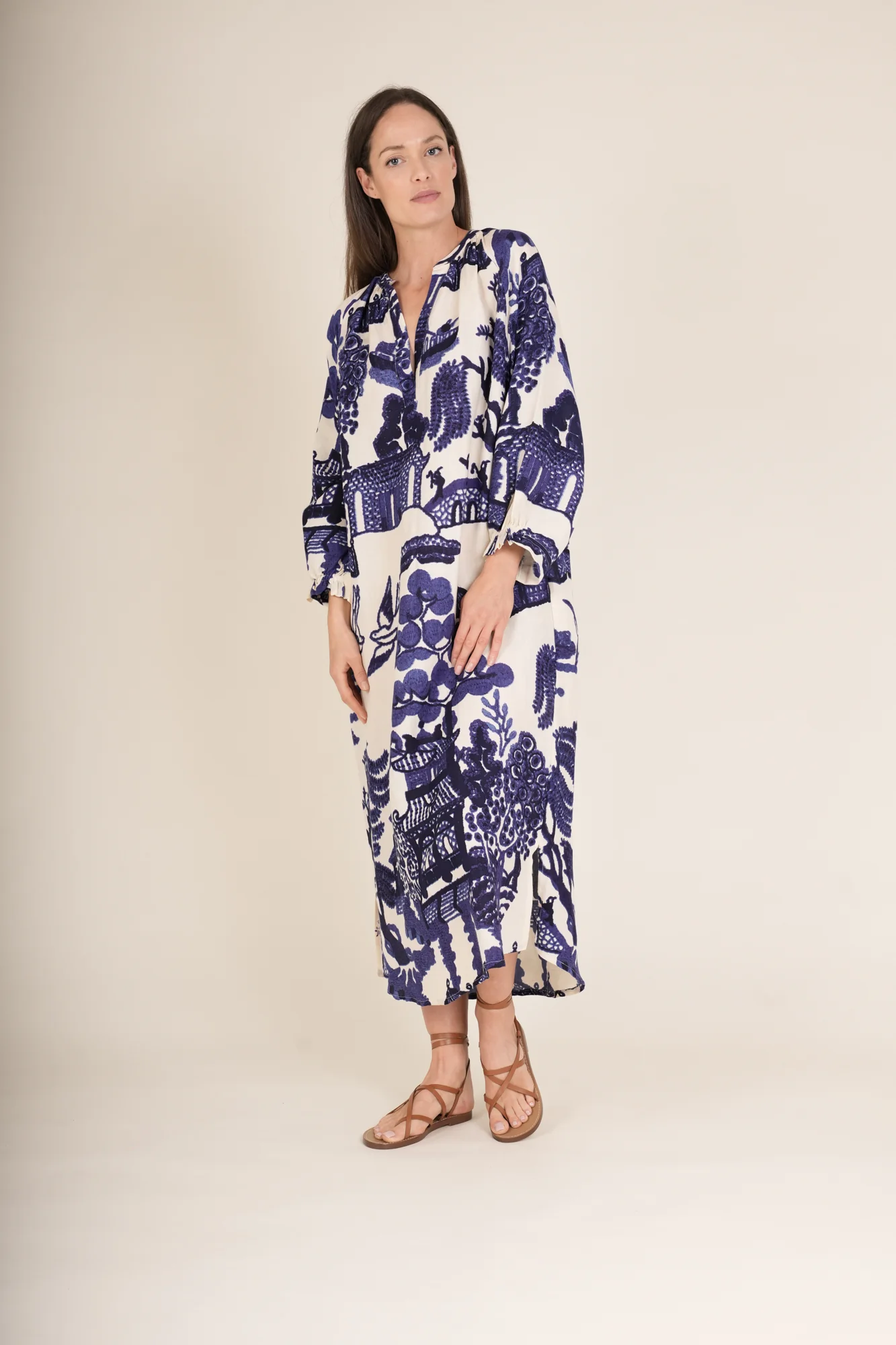 Giant Willow Blue Raglan Dress - Image 9