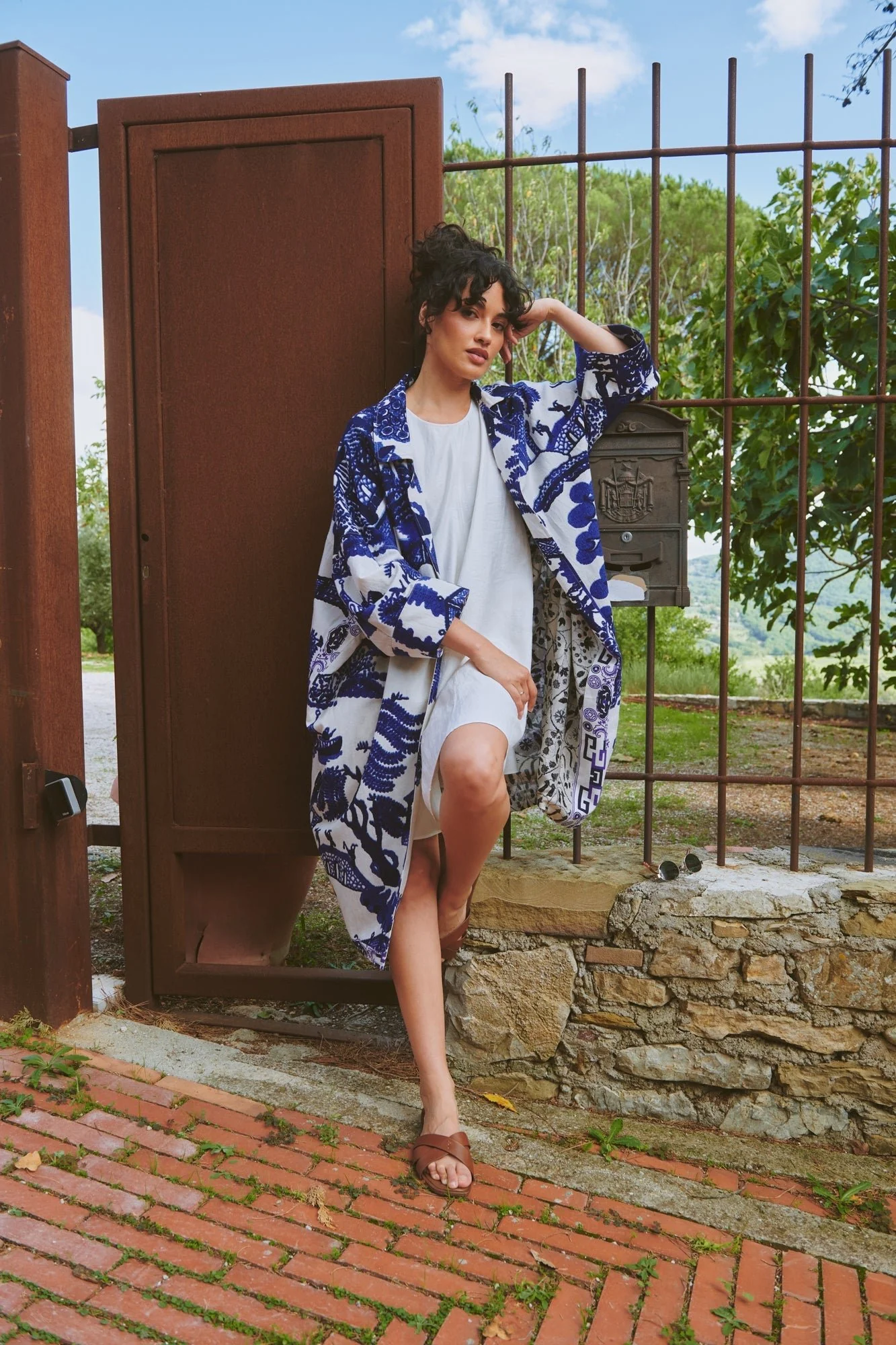 Giant Willow Blue Artisan Coat - Image 4