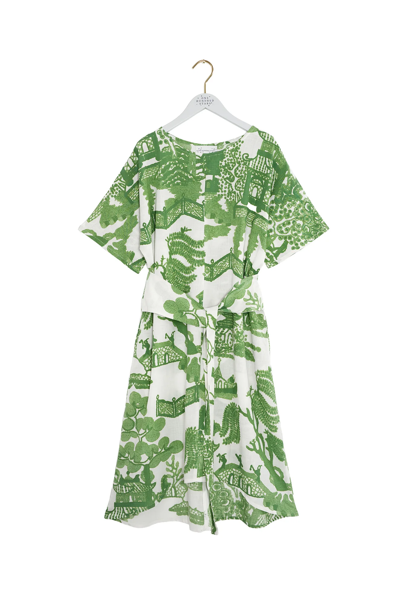 Giant Willow Green Obi Dress - Image 3